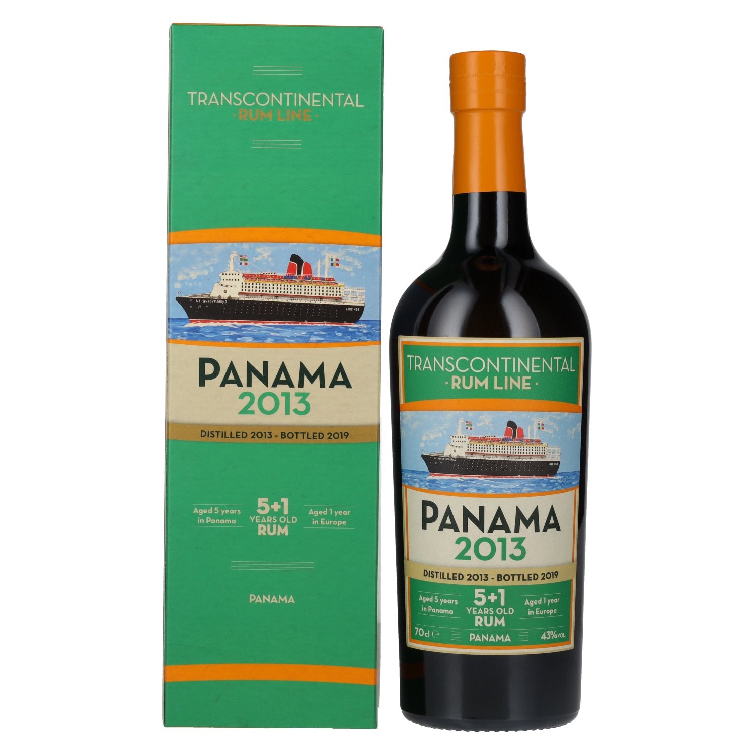 Transcontinental Rum Line PANAMA 2013 43% Vol. 0,7l in Giftbox