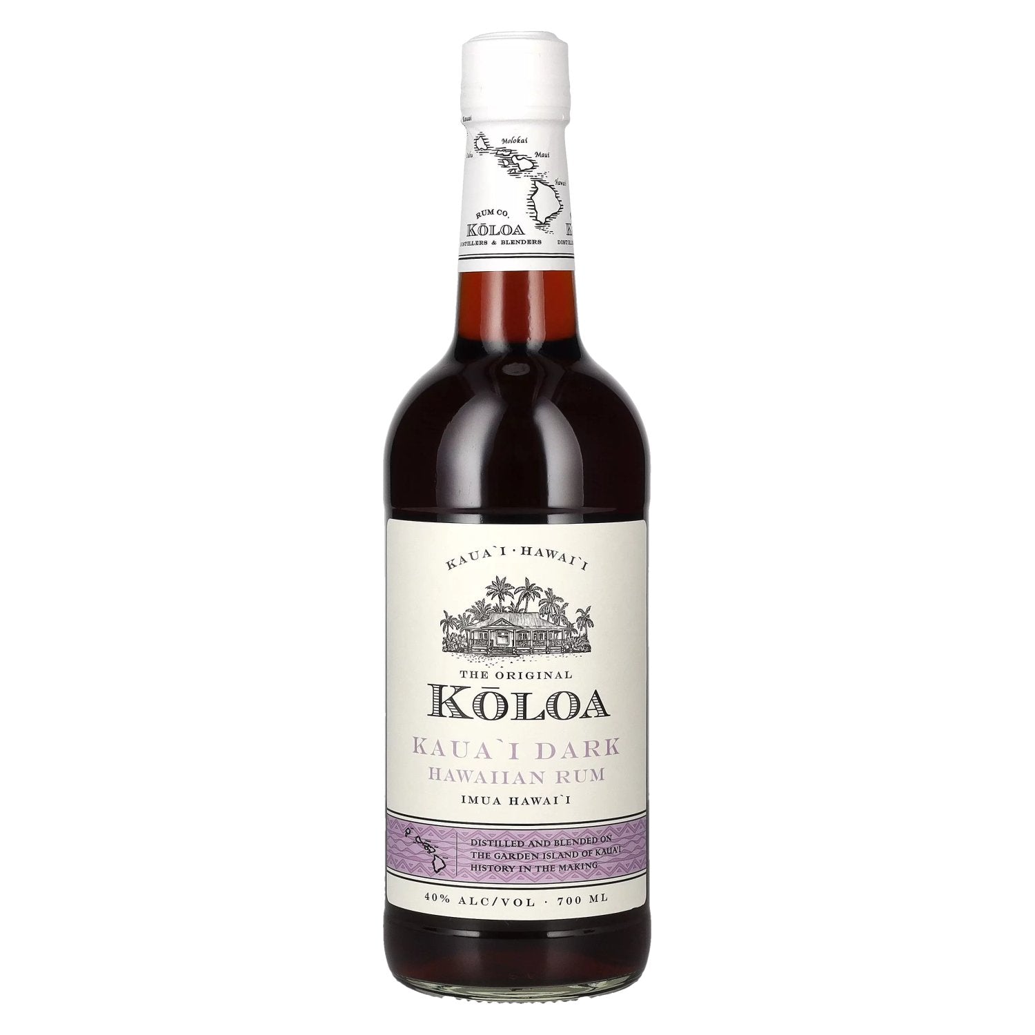 KÅloa Kaua'i DARK Hawaiian Rum 40% Vol. 0,7l