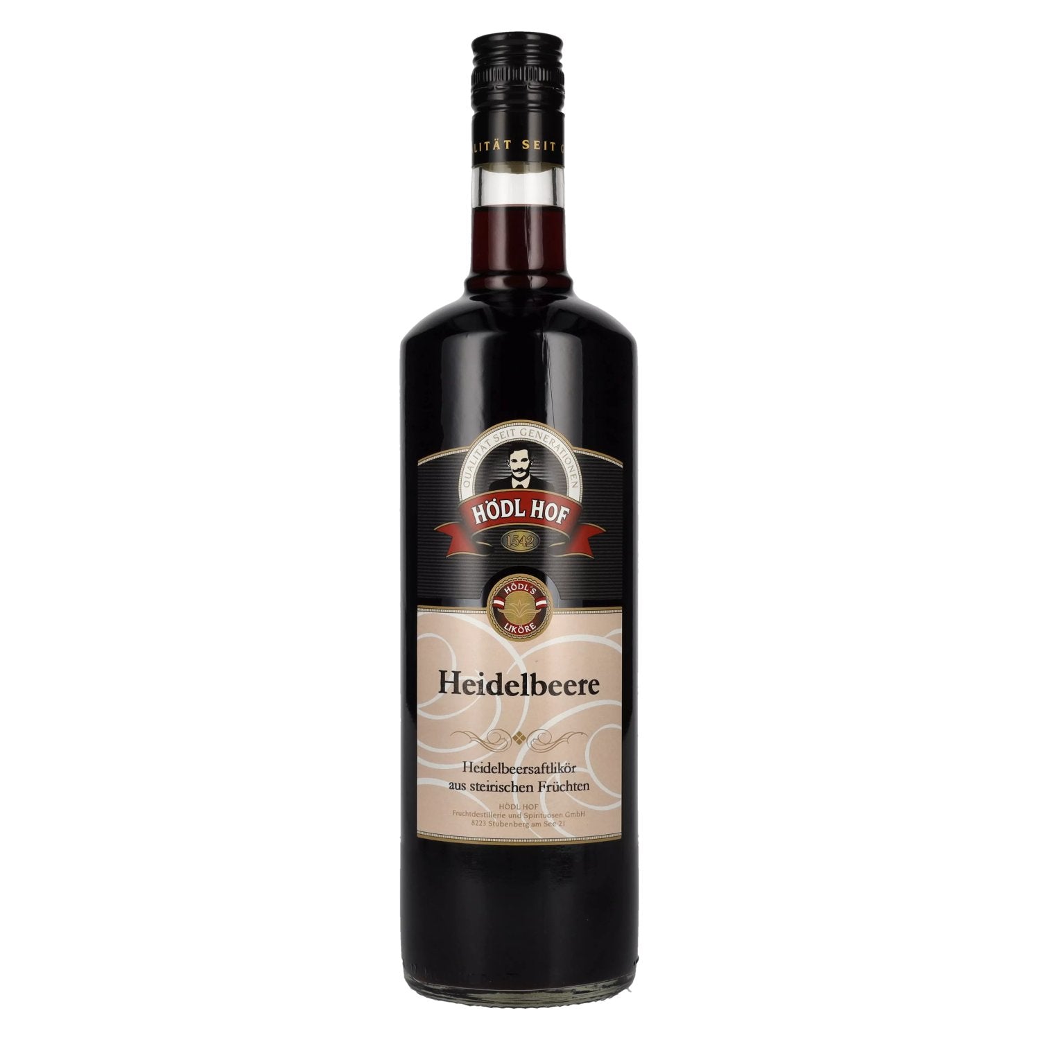 Hoedl Hof HEIDELBEERE Heidelbeersaftlikoer 20% Vol. 1l