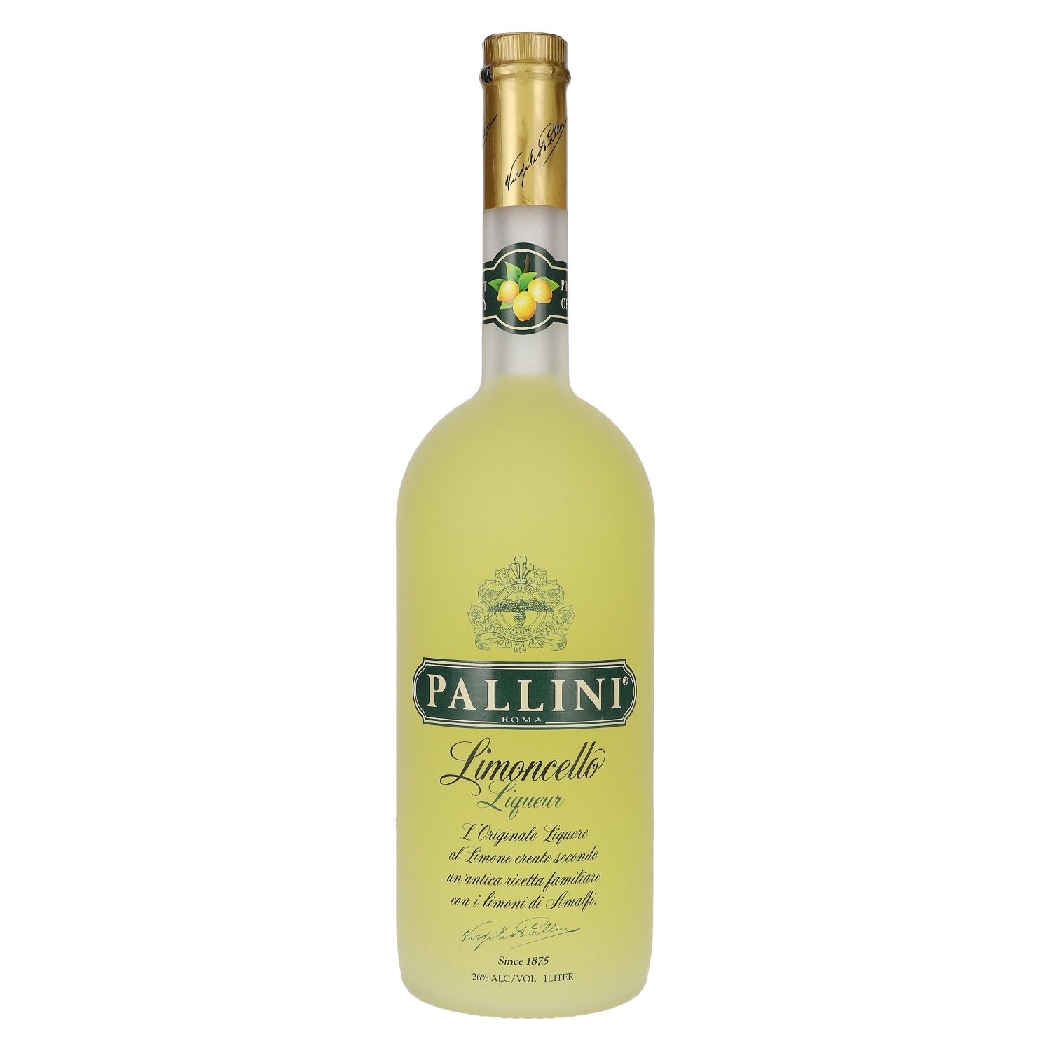 Pallini Limoncello Liqueur 26% Vol. 1l