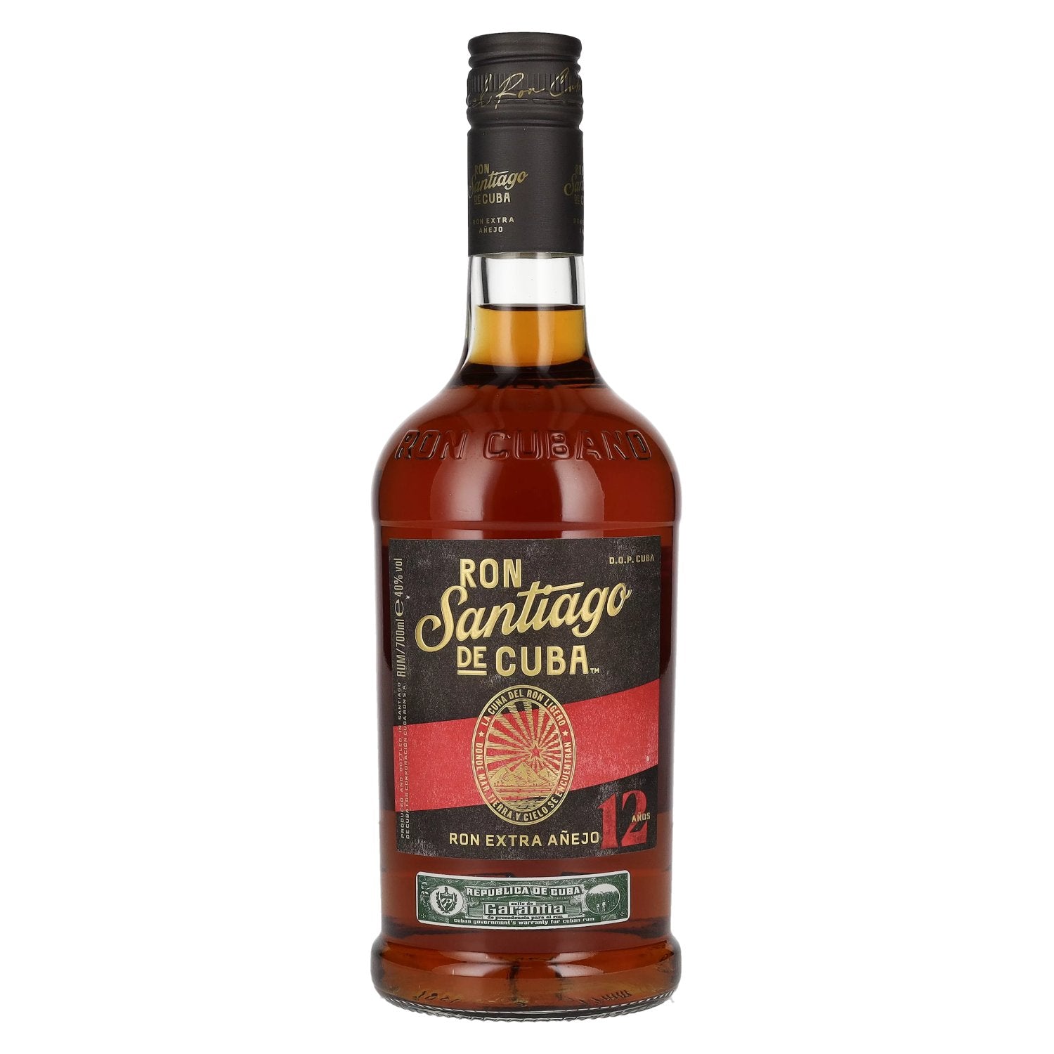 Santiago de Cuba Ron Extra Anejo 12 Anos D.O.P. Cuba 40% Vol. 0,7l