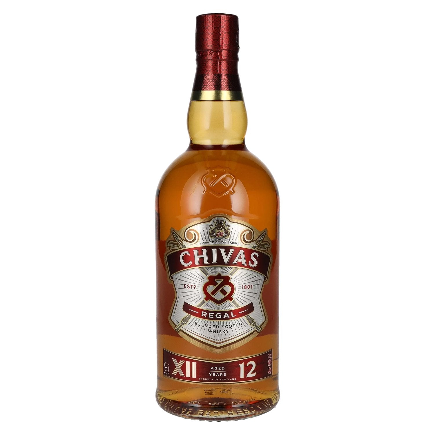 Chivas Regal 12 Years Old Blended Scotch Whisky 40% Vol. 1l