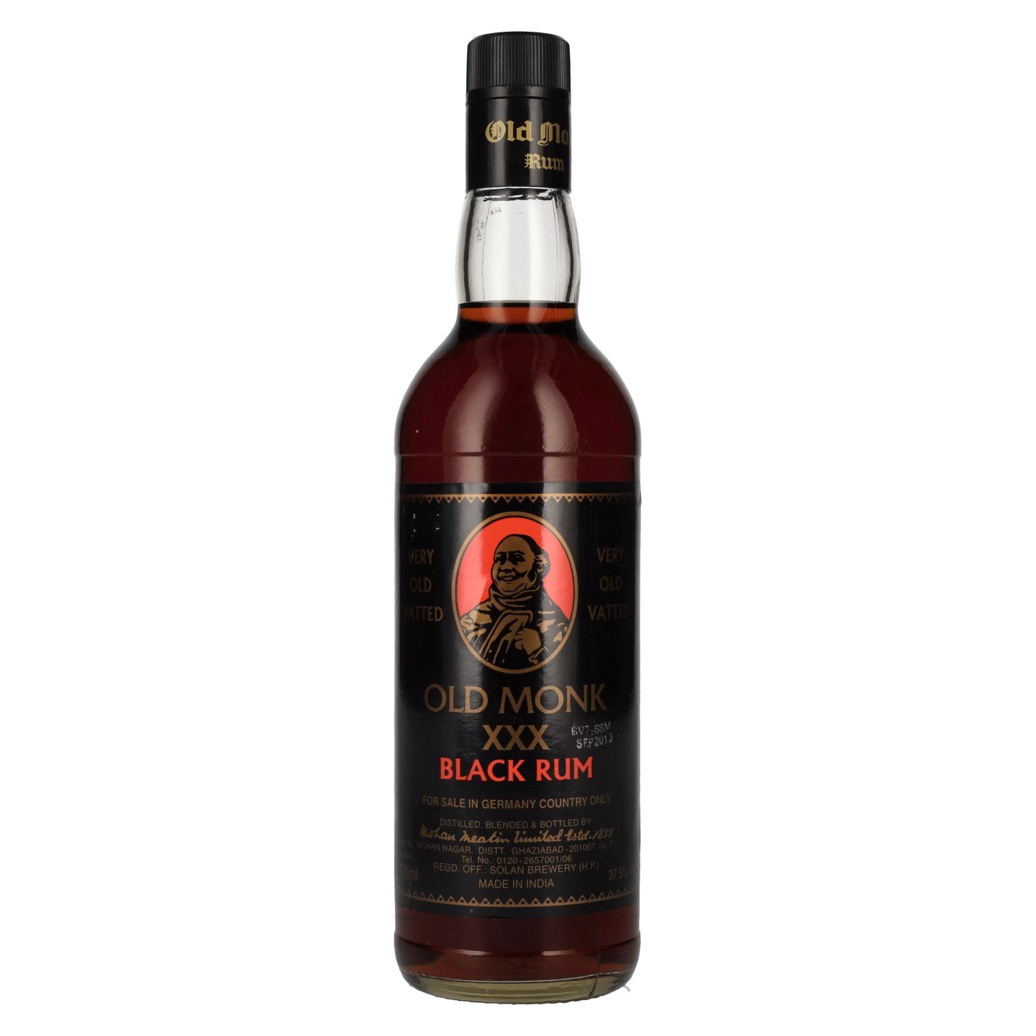 Old Monk XXX Black Rum 37,5% Vol. 0,7l