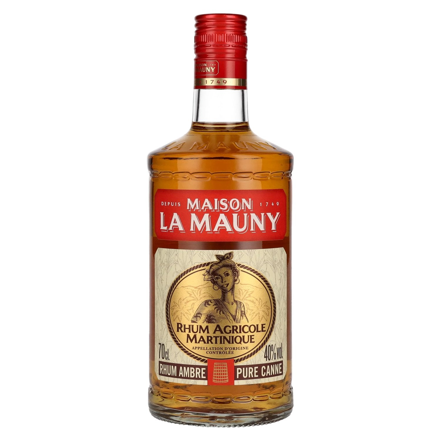 La Mauny 1749 Rhum Agricole Ambre 40% Vol. 0,7l