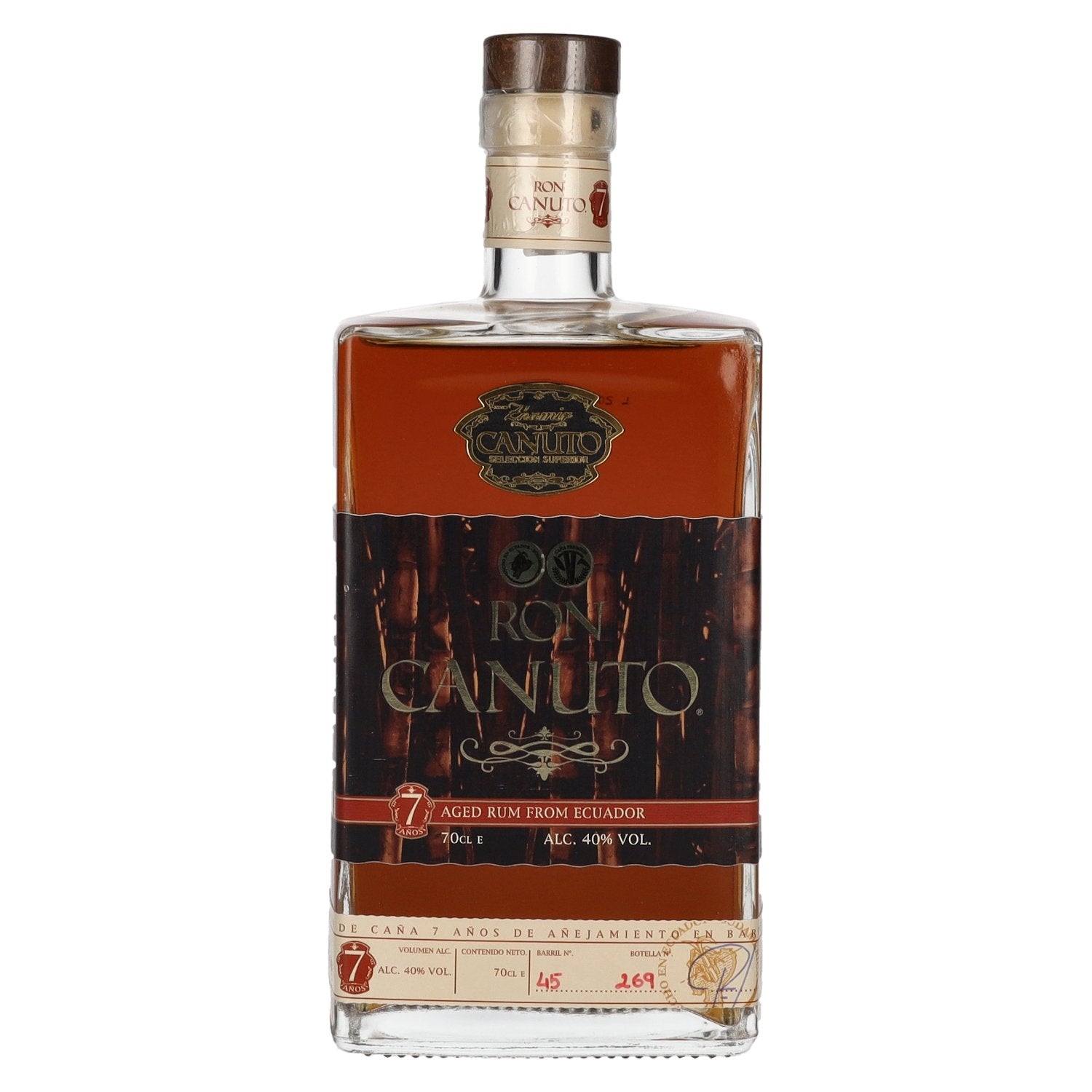 Ron Canuto Seleccion Superior Premium 7 Anos 40% Vol. 0,7l