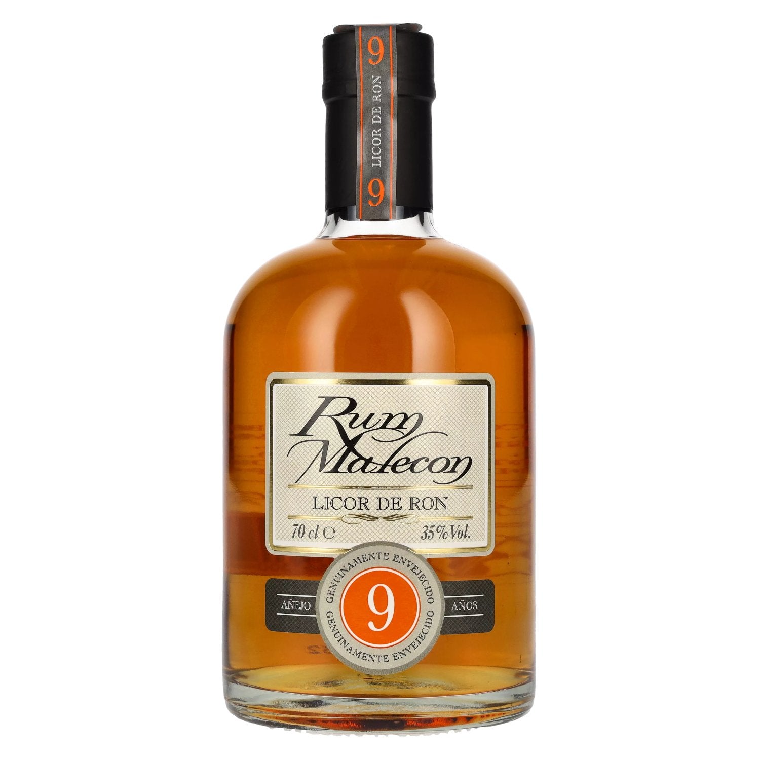 Rum Malecon Anejo 9 Licor de Ron 35% Vol. 0,7l