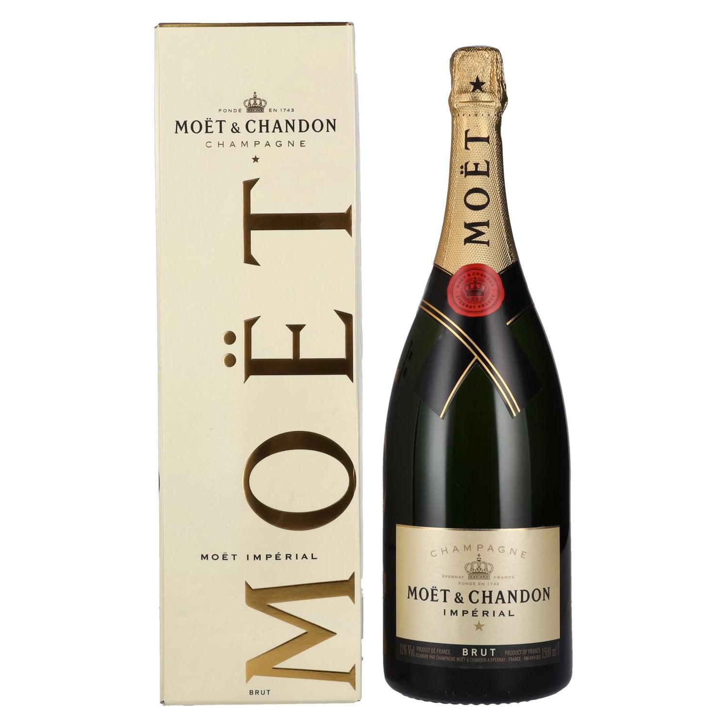 Moet & Chandon Champagne IMPERIAL Brut 12% Vol. 1,5l in Giftbox