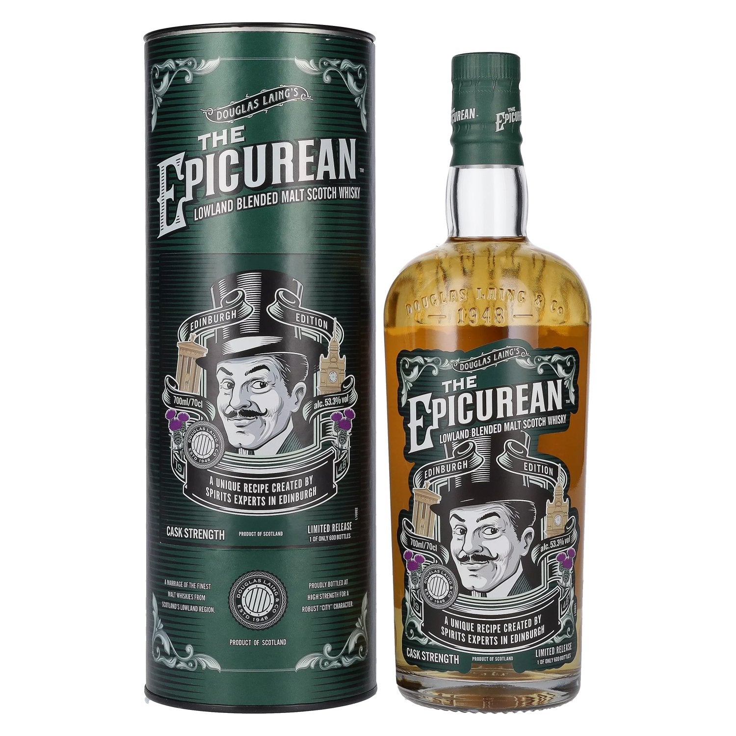 Douglas Laing THE EPICUREAN CASK STRENGTH Edinburgh Edition GB 53,3% Vol. 0,7l in Giftbox