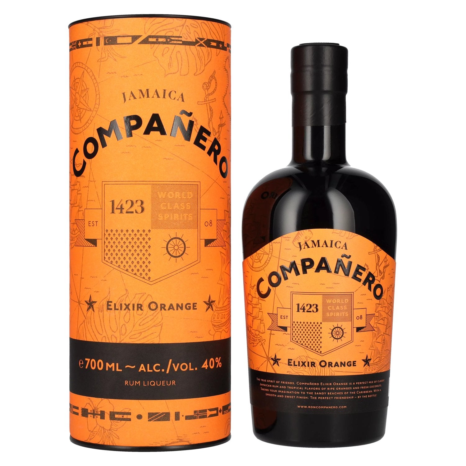 Companero JAMAICA Elixir Orange 40% Vol. 0,7l in Giftbox