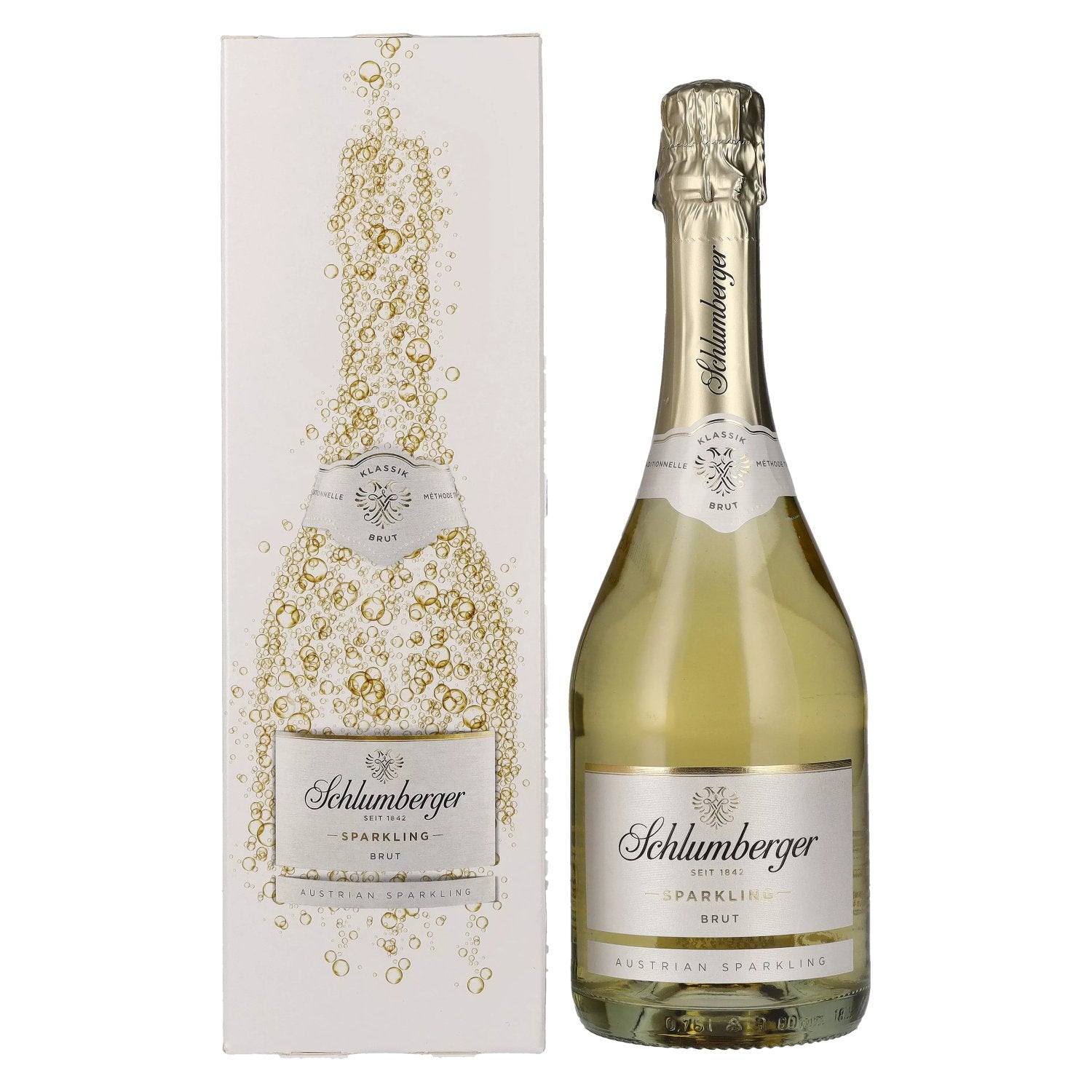 Schlumberger Sparkling Jahrgang KLASSIK Brut 12% Vol. 0,75l in Giftbox