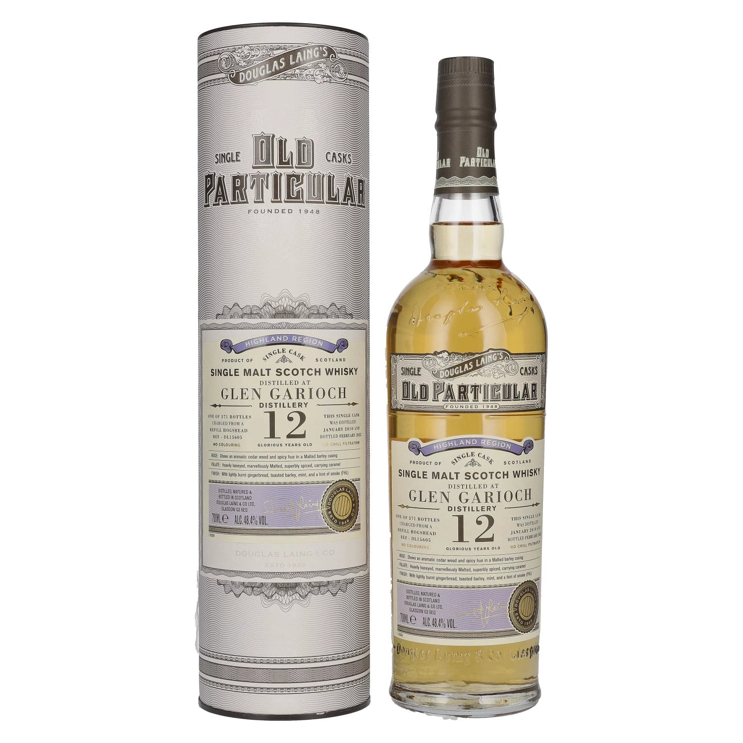 Douglas Laing OLD PARTICULAR Glen Garioch 12 Years Old Single Cask Malt 2010 48,4% Vol. 0,7l in Giftbox