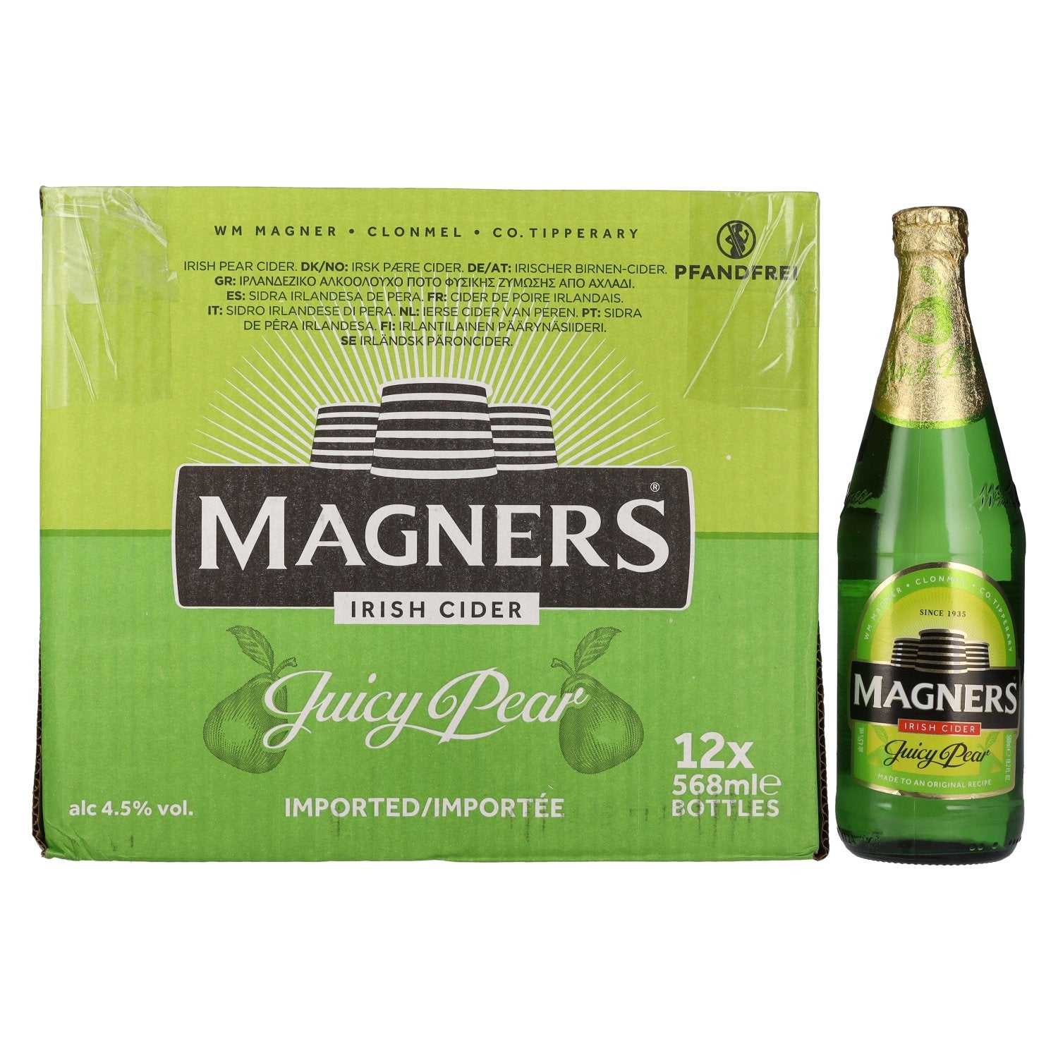 Magners Irish Cider PEAR 4,5% Vol. 12x0,568l