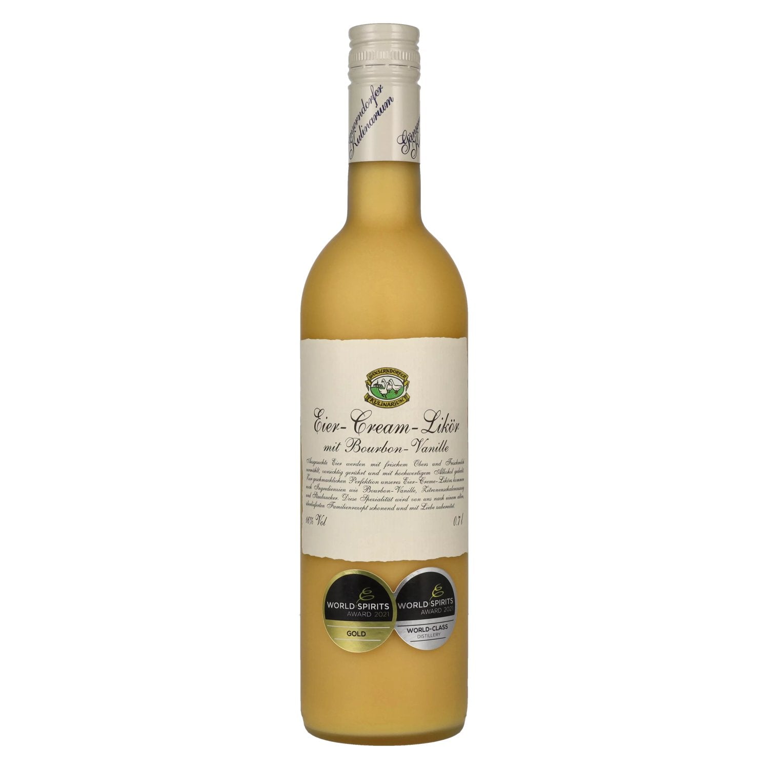 Auersthaler Eier-Cream-Likoer with Bourbon-Vanille 16% Vol. 0,7l