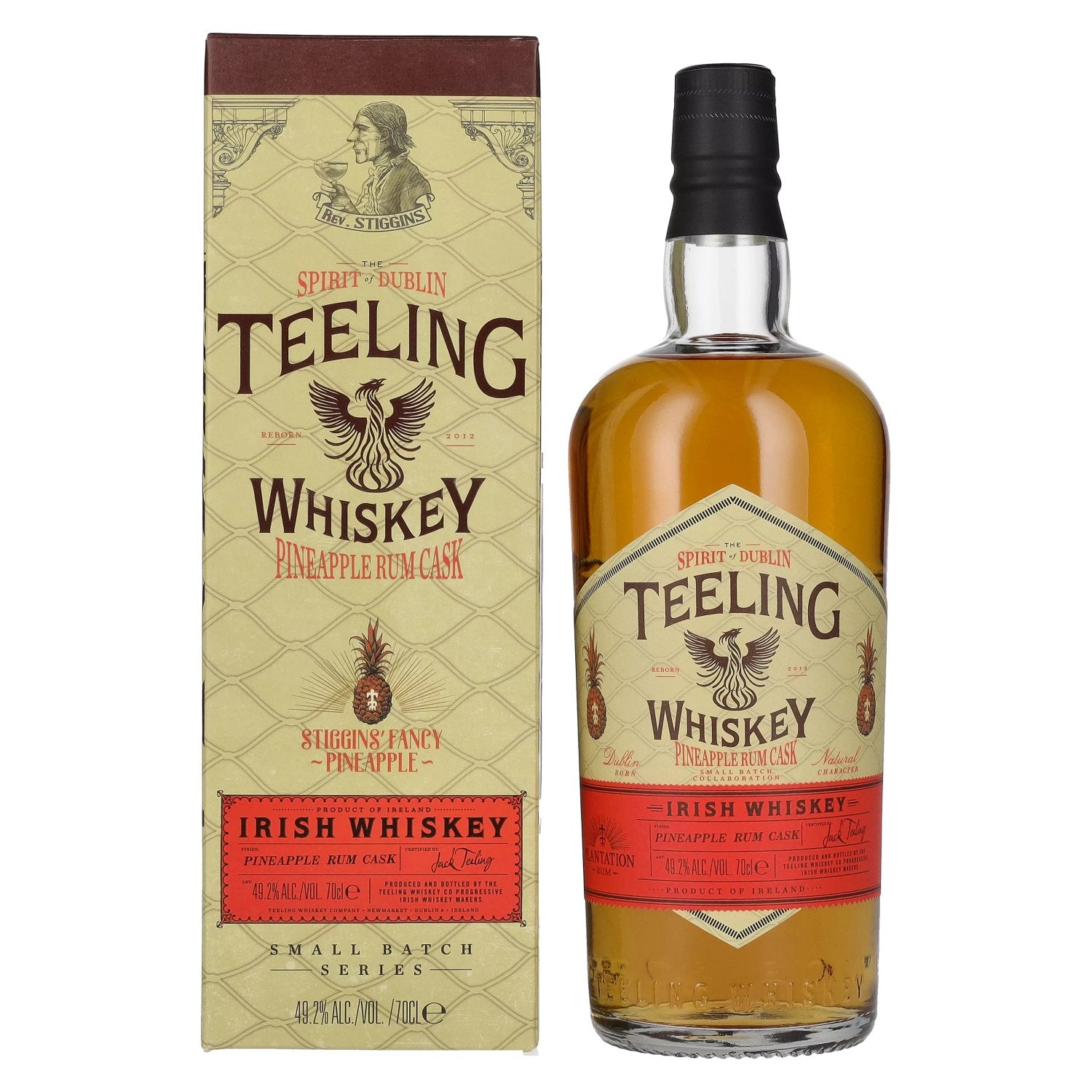 Teeling Whiskey PINEAPPLE Rum Cask Irish Whiskey 49,2% Vol. 0,7l in Giftbox