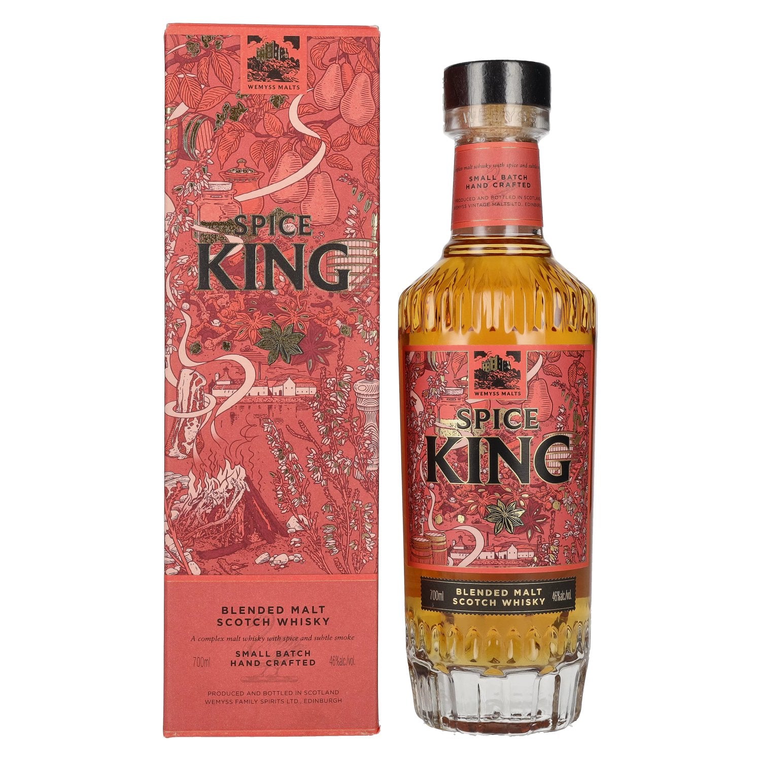 Wemyss Malts SPICE KING Blended Malt Scotch Whisky 2020 46% Vol. 0,7l in Giftbox