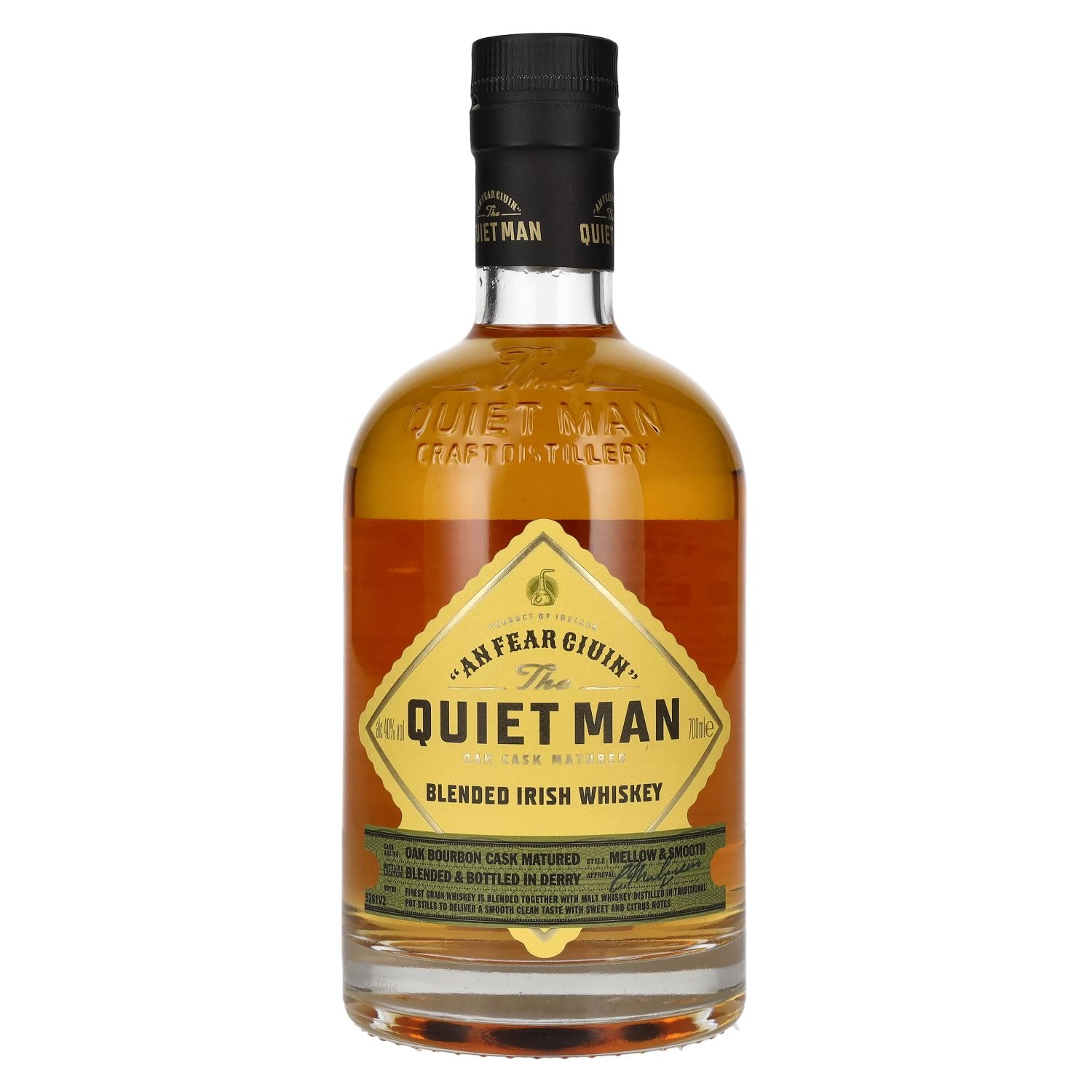 The Quiet Man AN FEAR CIUIN Traditional Blended Irish Whiskey 40% Vol. 0,7l