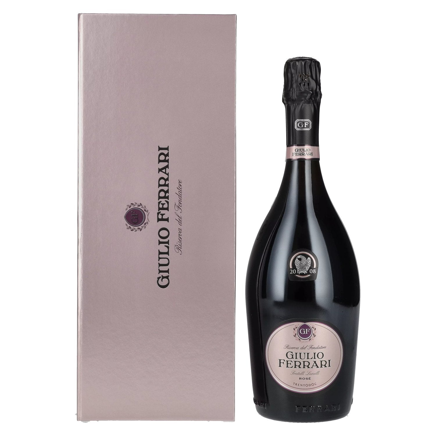 Ferrari GIULIO FERRARI ROSE Trento DOC 2008 12,5% Vol. 0,75l in Giftbox