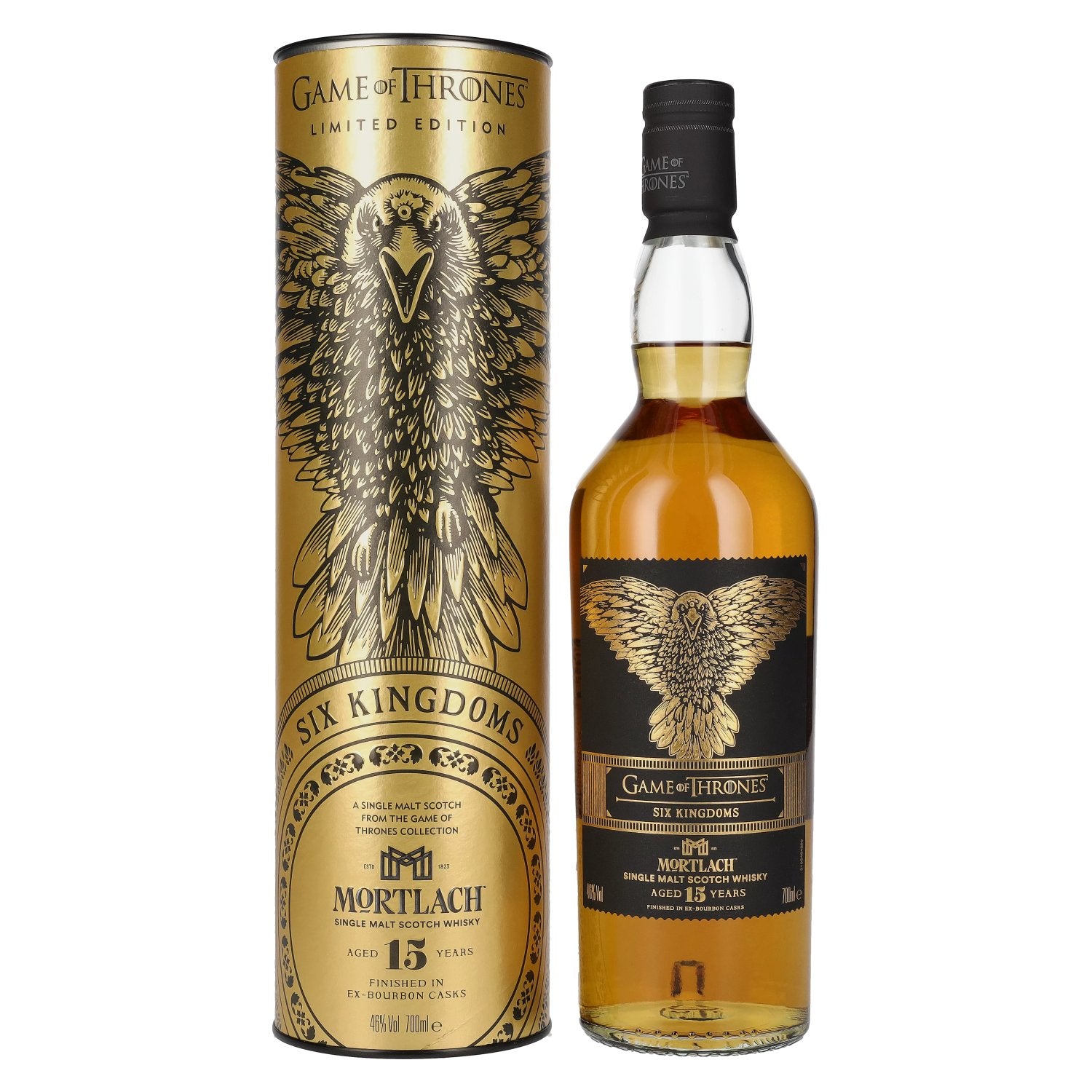 Mortlach 15 Years Old GAME OF THRONES Six Kingdoms Limited Edition 46% Vol. 0,7l in Giftbox