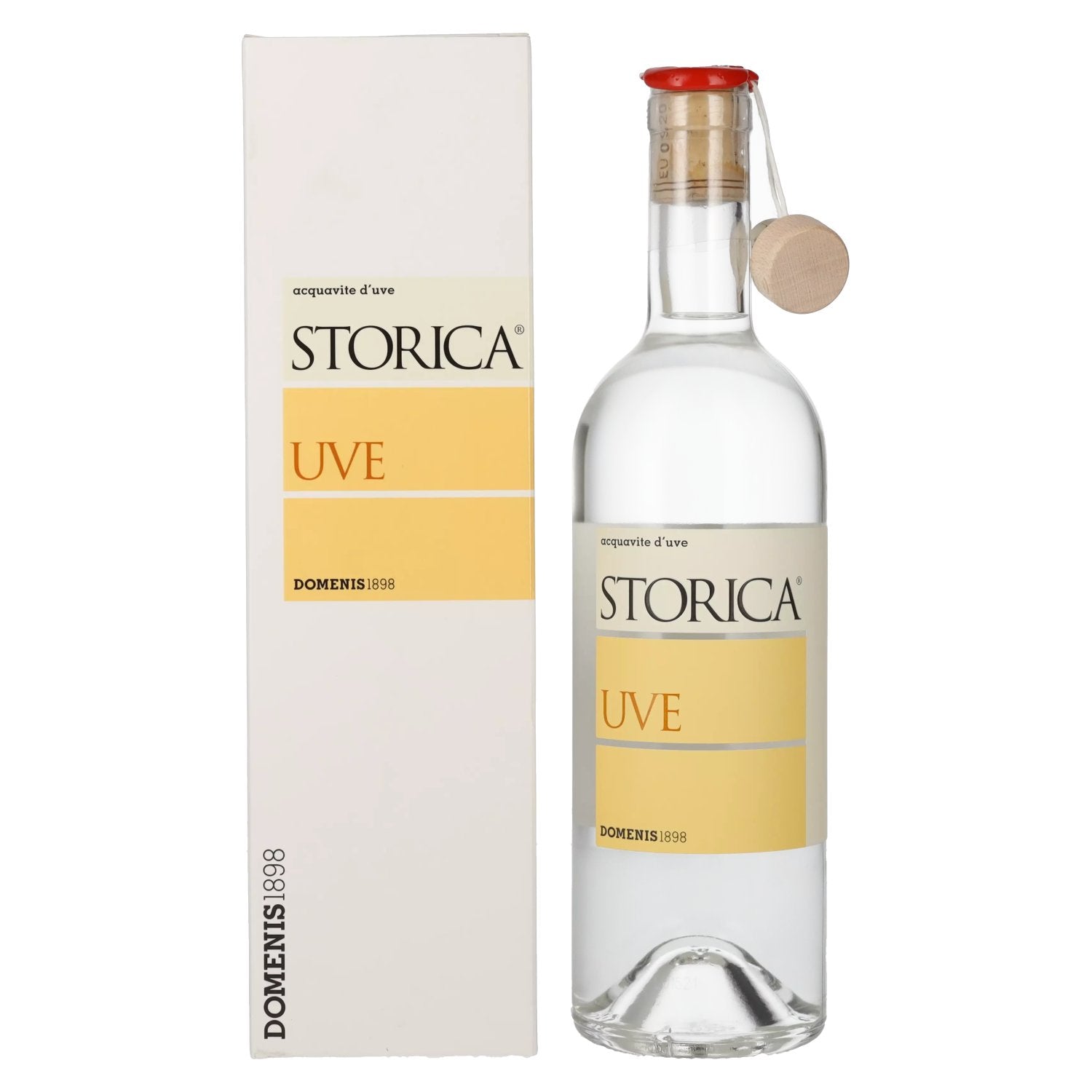 Domenis 1898 STORICA UVE Grappa 42% Vol. 0,5l in Giftbox