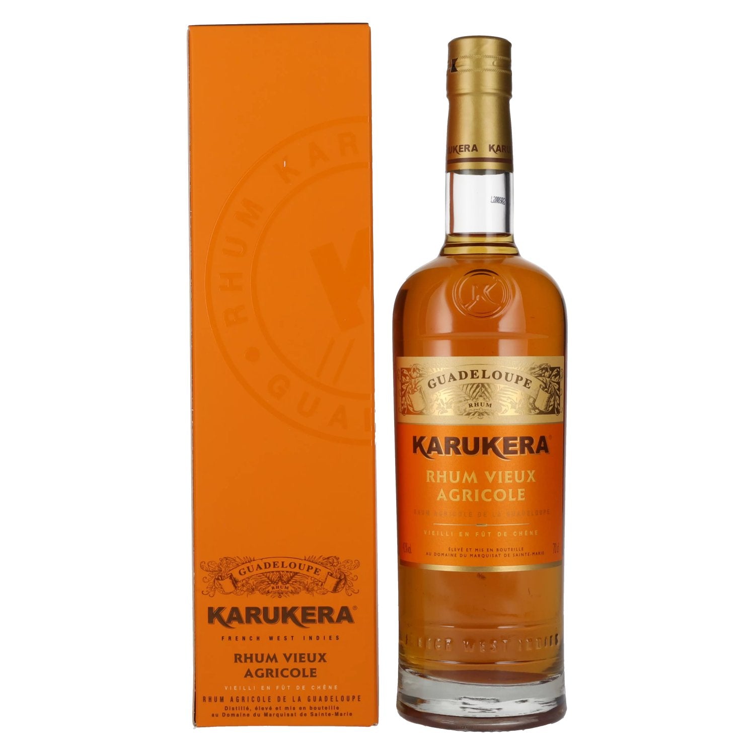 Karukera Rhum Vieux Agricole VO 42% Vol. 0,7l in Giftbox