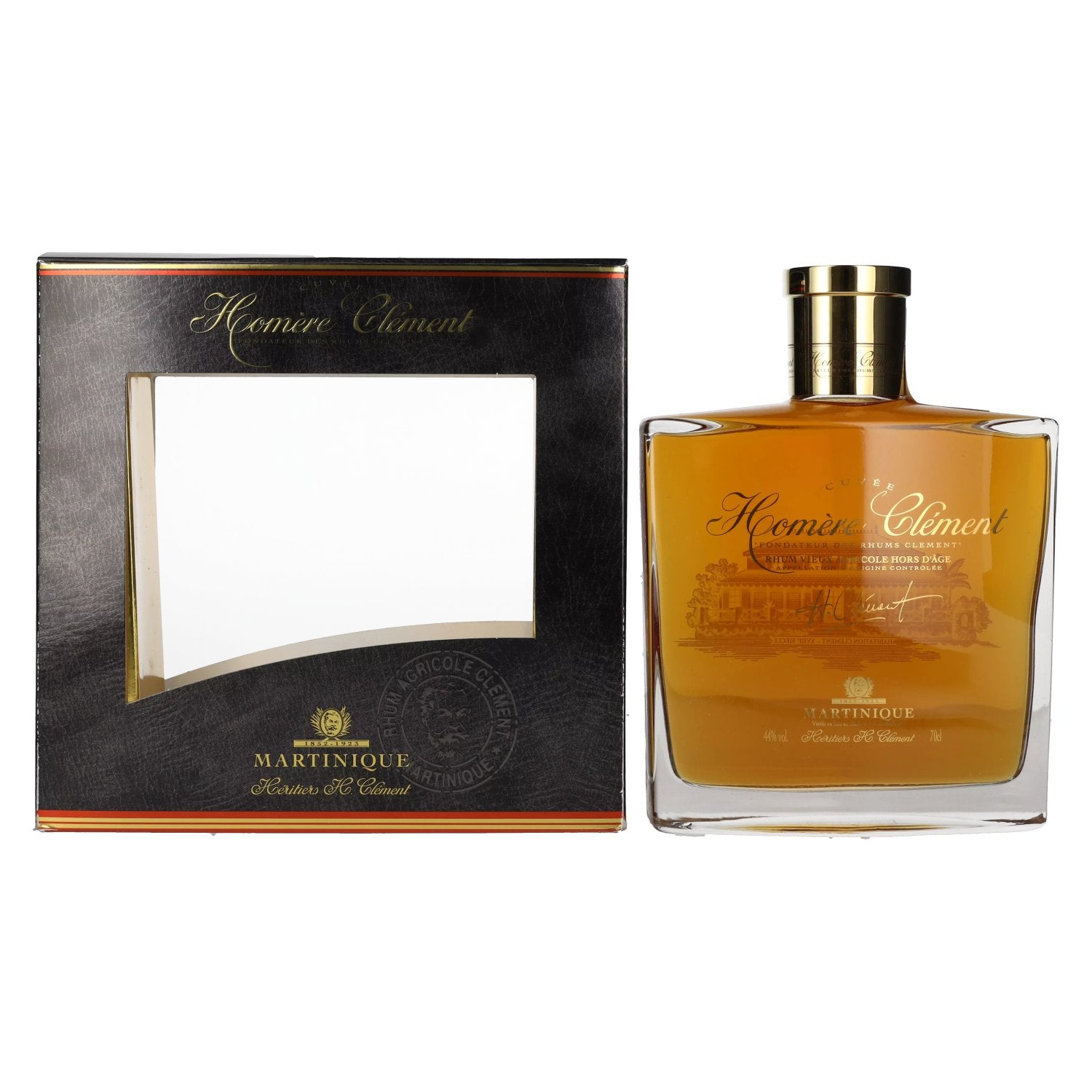 Homere Clement Cuvee Rhum Vieux Agricole Hors D'Age 44% Vol. 0,7l in Giftbox