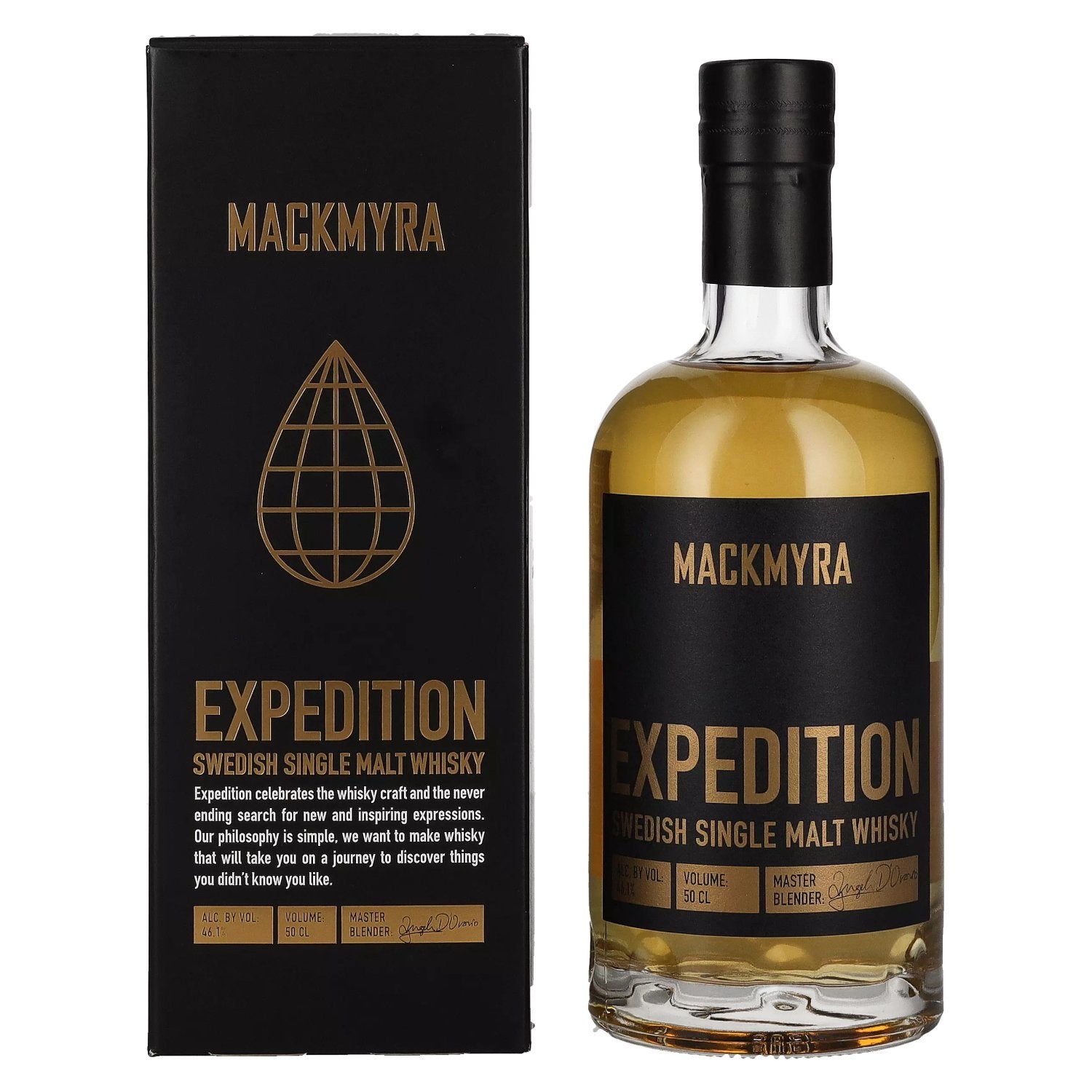 Mackmyra EXPEDITION Single Malt Whisky 46,1% Vol. 0,5l in Giftbox