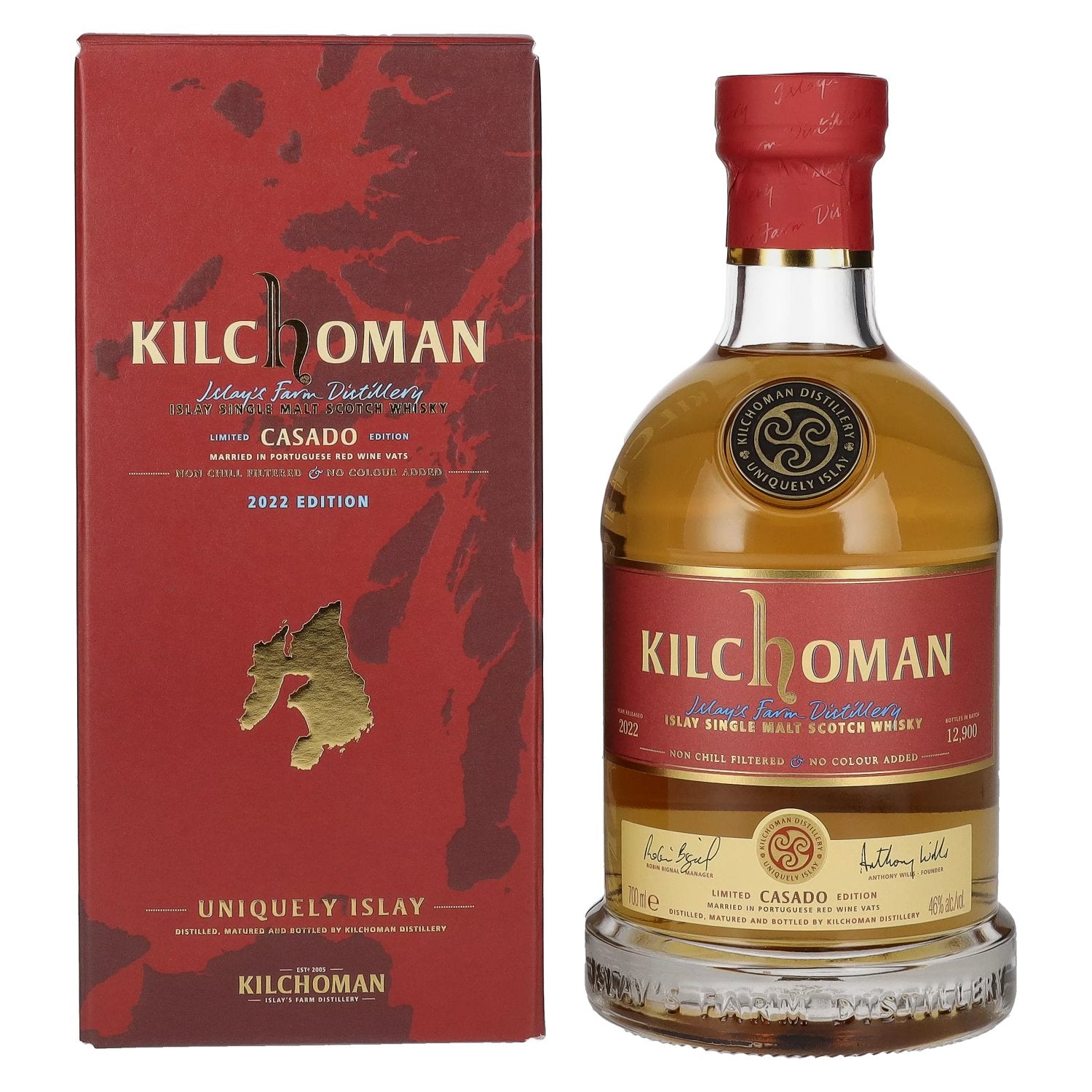 Kilchoman CASADO Islay Single Malt Scotch Whisky Limited Edition 46% Vol. 0,7l in Giftbox