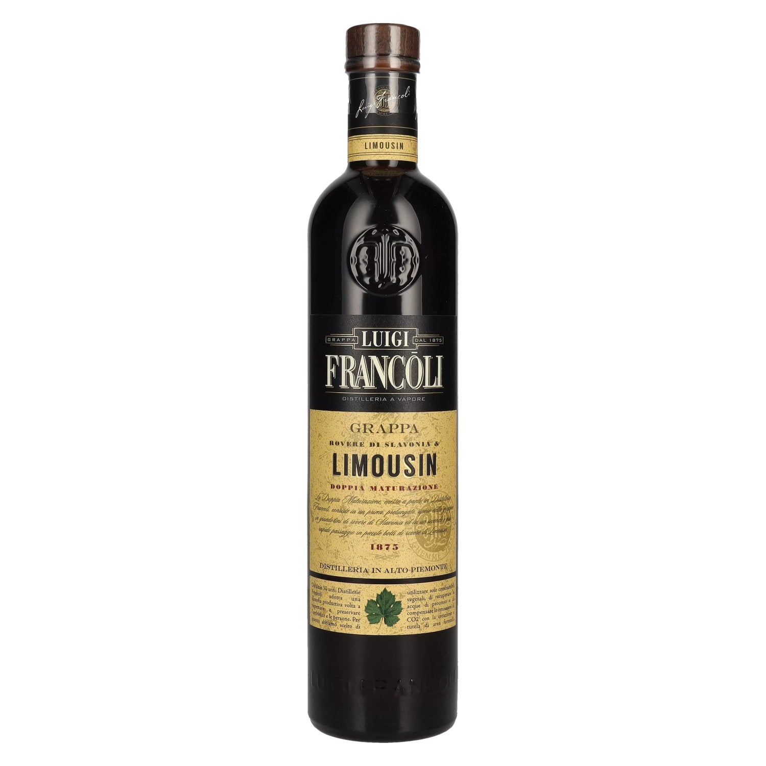 Luigi Francoli Grappa del Piemonte Rovere di Slavonia & Limousin 42,5% Vol. 0,7l