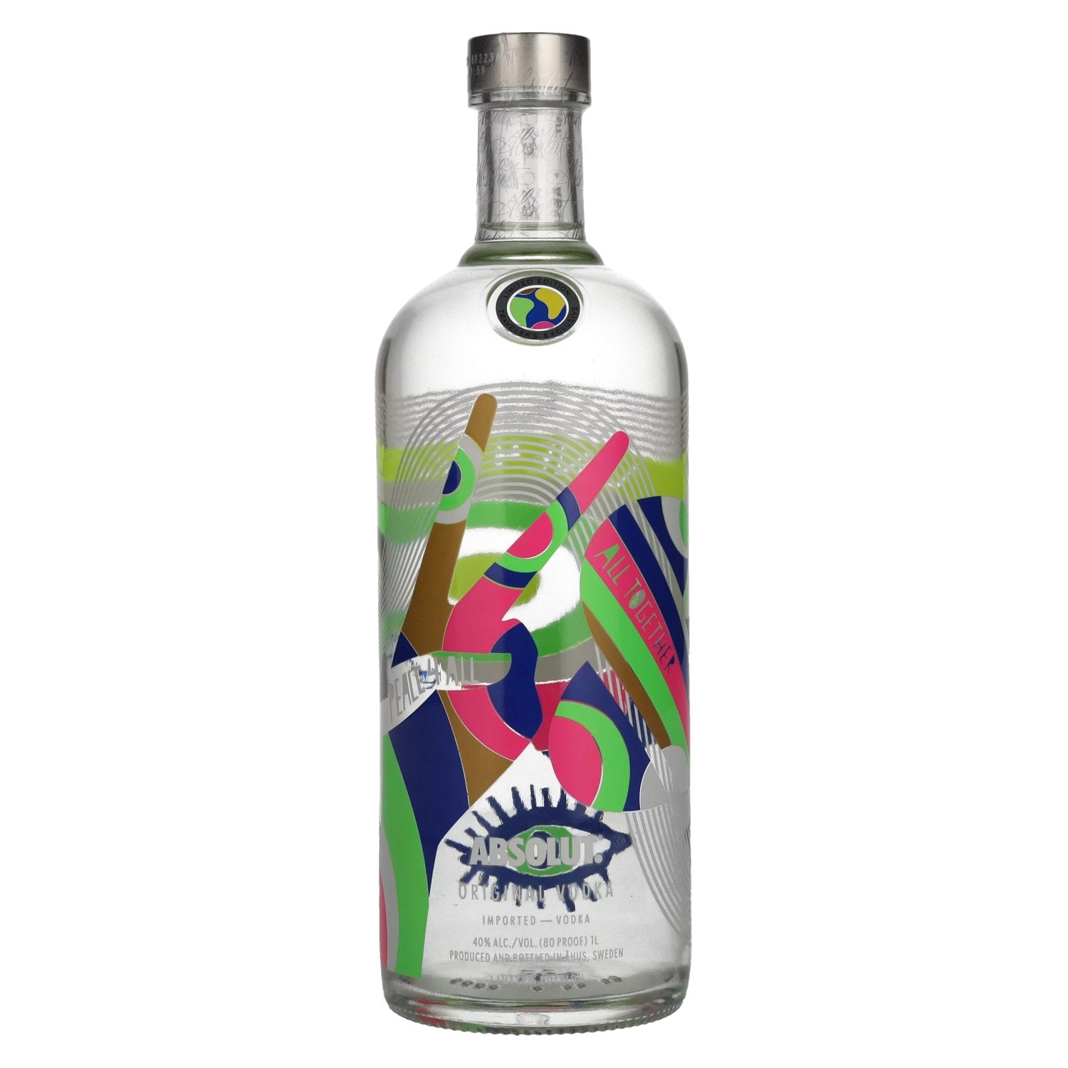 Absolut LIFE BALL Original Vodka Limited Edition 2019 40% Vol. 1l