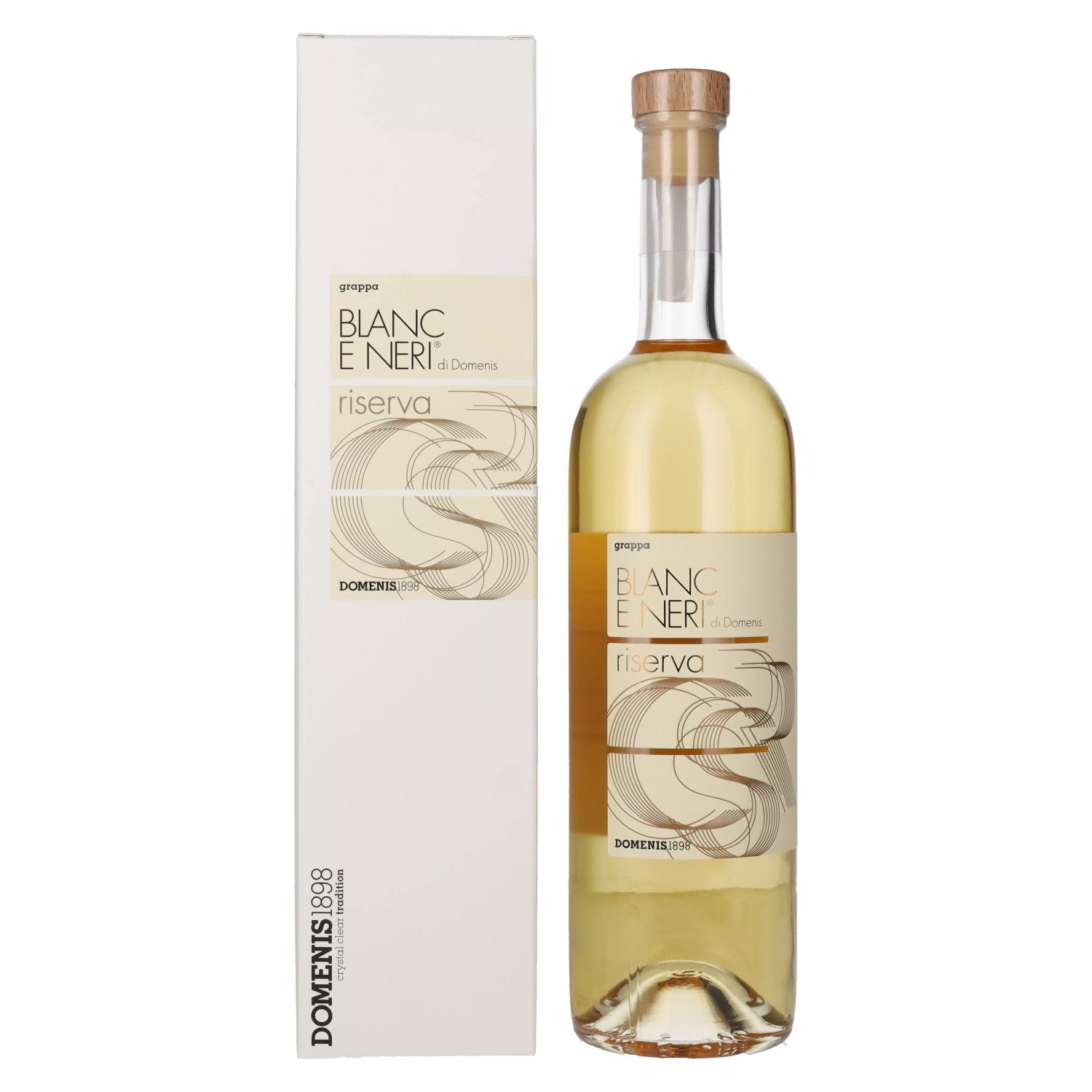 Domenis 1898 BLANC E NERI di Domenis Riserva Grappa 40% Vol. 0,7l in Giftbox