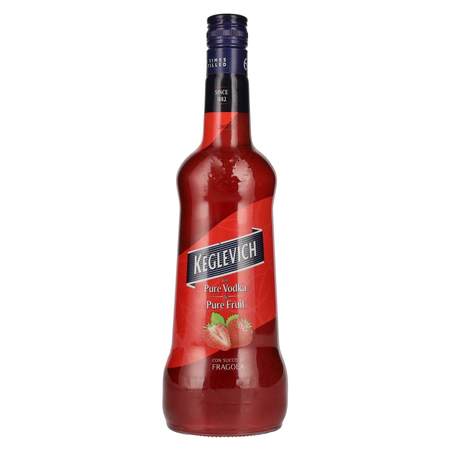 Keglevich with Pure Vodka & Pure Fruit FRAGOLA 18% Vol. 0,7l