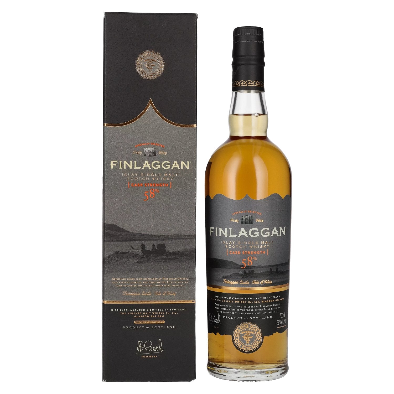 Finlaggan Cask Strength Small Batch Release 58% Vol. 0,7l in Giftbox