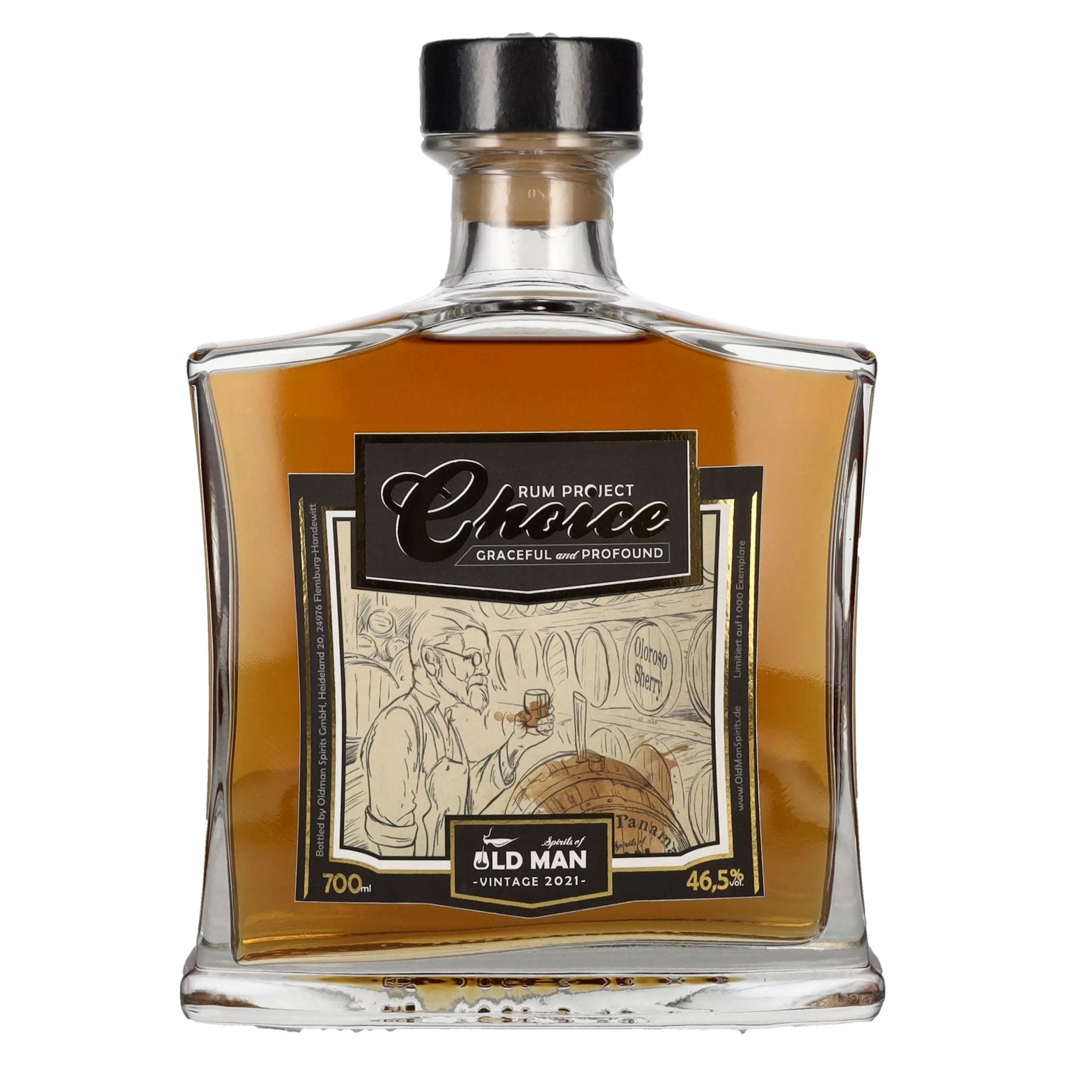 Old Man Rum Project CHOICE Vintage 2021 46,5% Vol. 0,7l