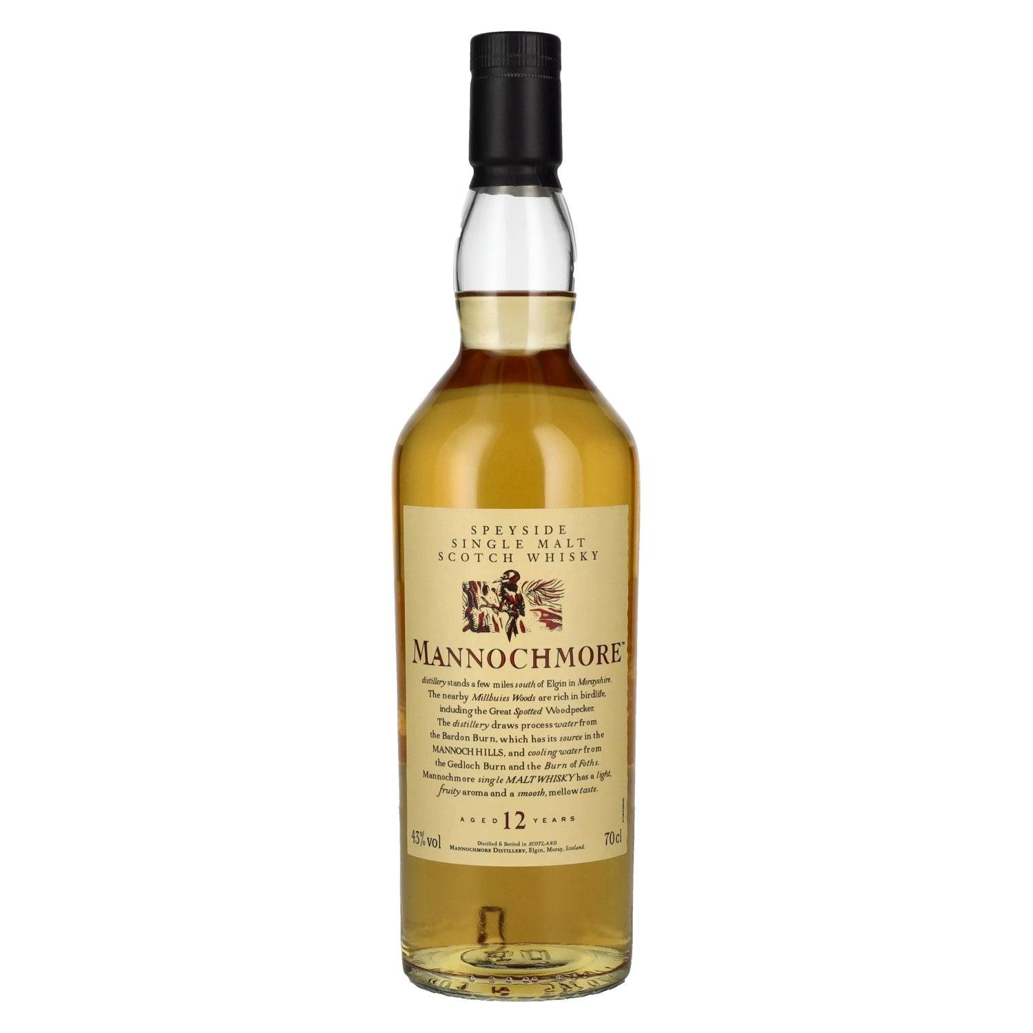 Mannochmore 12 Years Old Speyside Single Malt 43% Vol. 0,7l