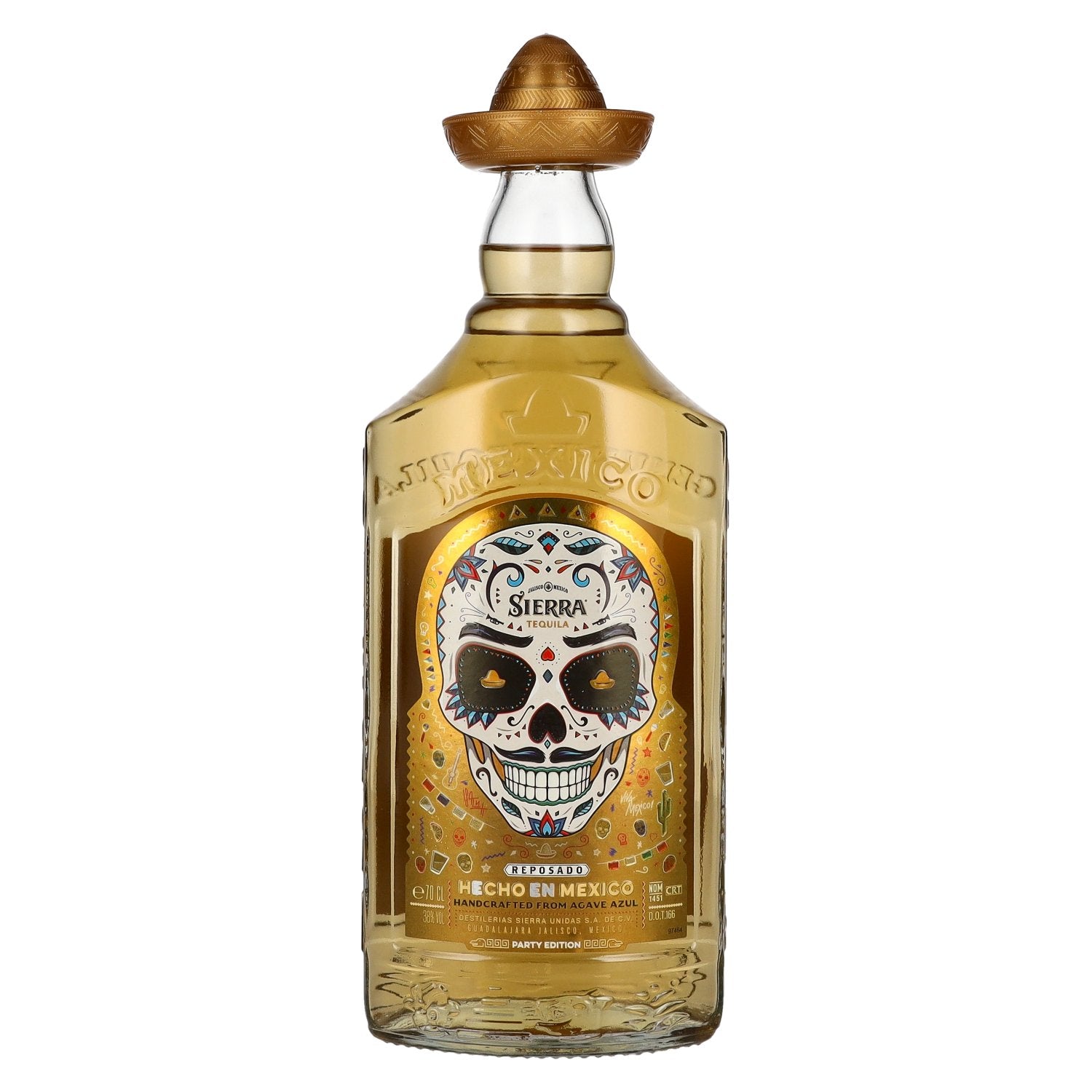 Sierra Tequila Reposado Dia de los Muertos Party Edition 38% Vol. 0,7l
