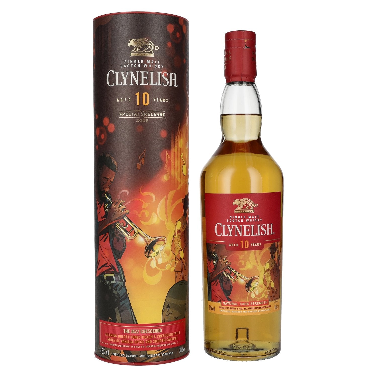 Clynelish 10 Years Old THE JAZZ CRESCENDO Special Release 2023 57,5% Vol. 0,7l in Giftbox