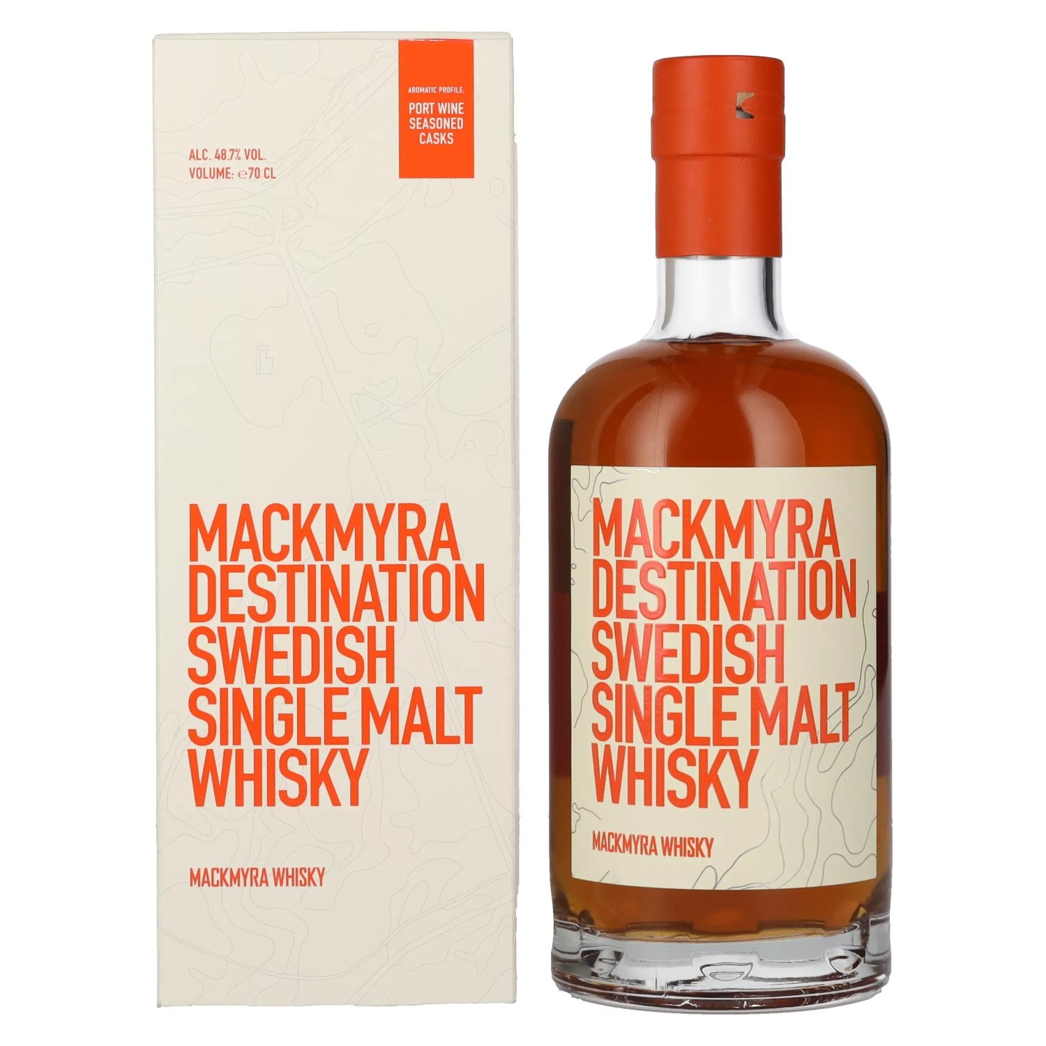 Mackmyra DESTINATION Swedish Single Malt Whisky 48,7% Vol. 0,7l in Giftbox