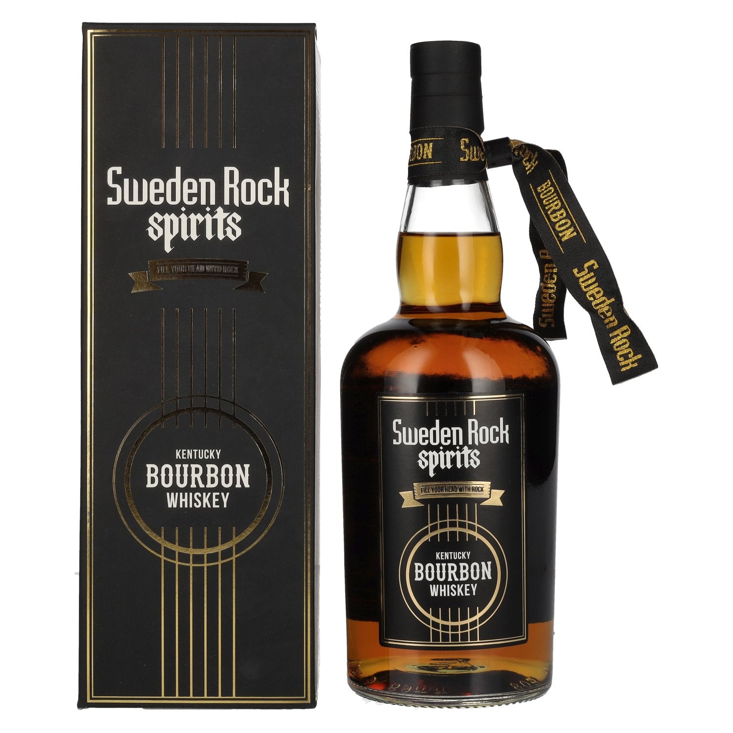 Sweden Rock Spirits Kentucky Bourbon Whiskey 44,7% Vol. 0,7l in Giftbox