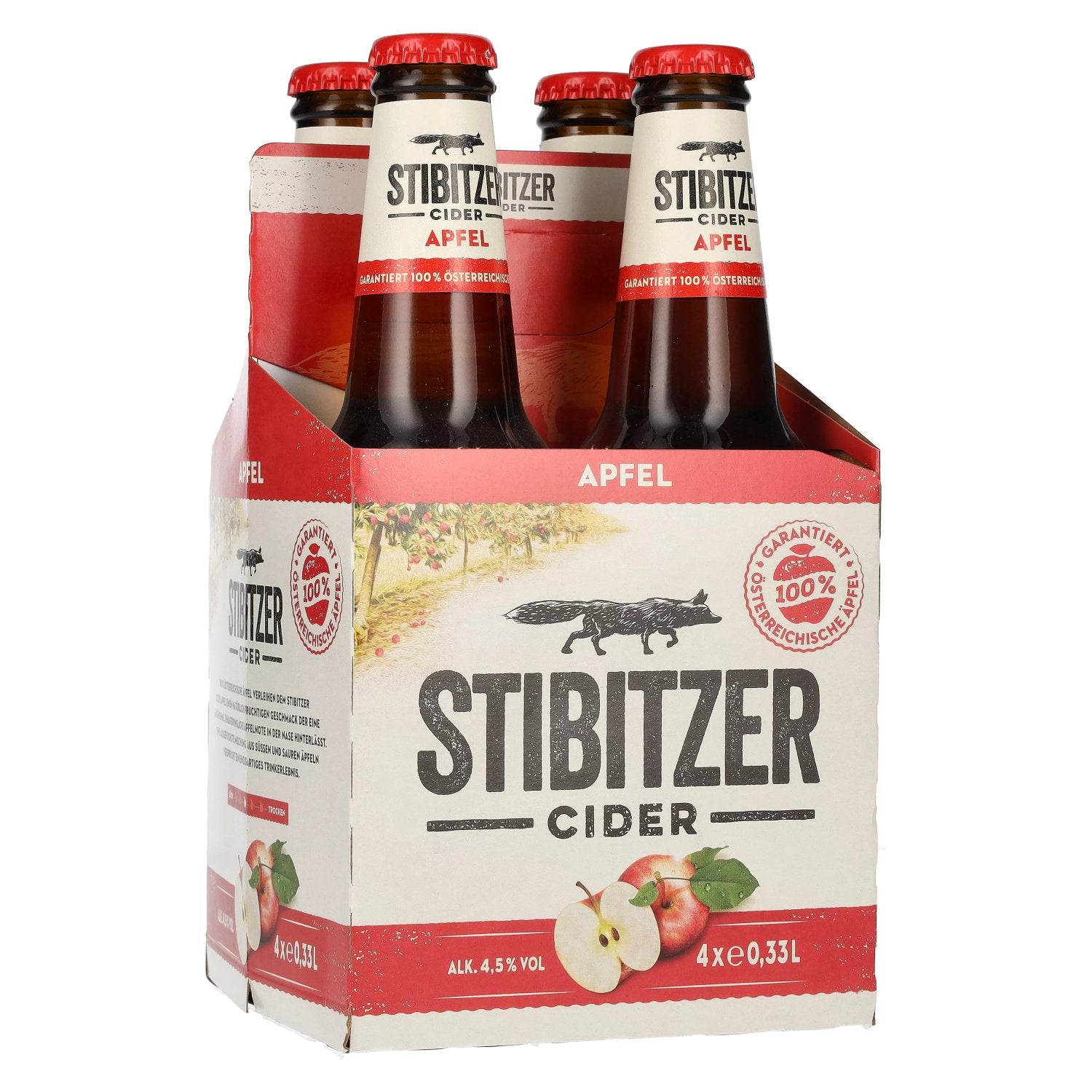 Stibitzer Apfel Cider 4,5% Vol. 6x4x0,33l