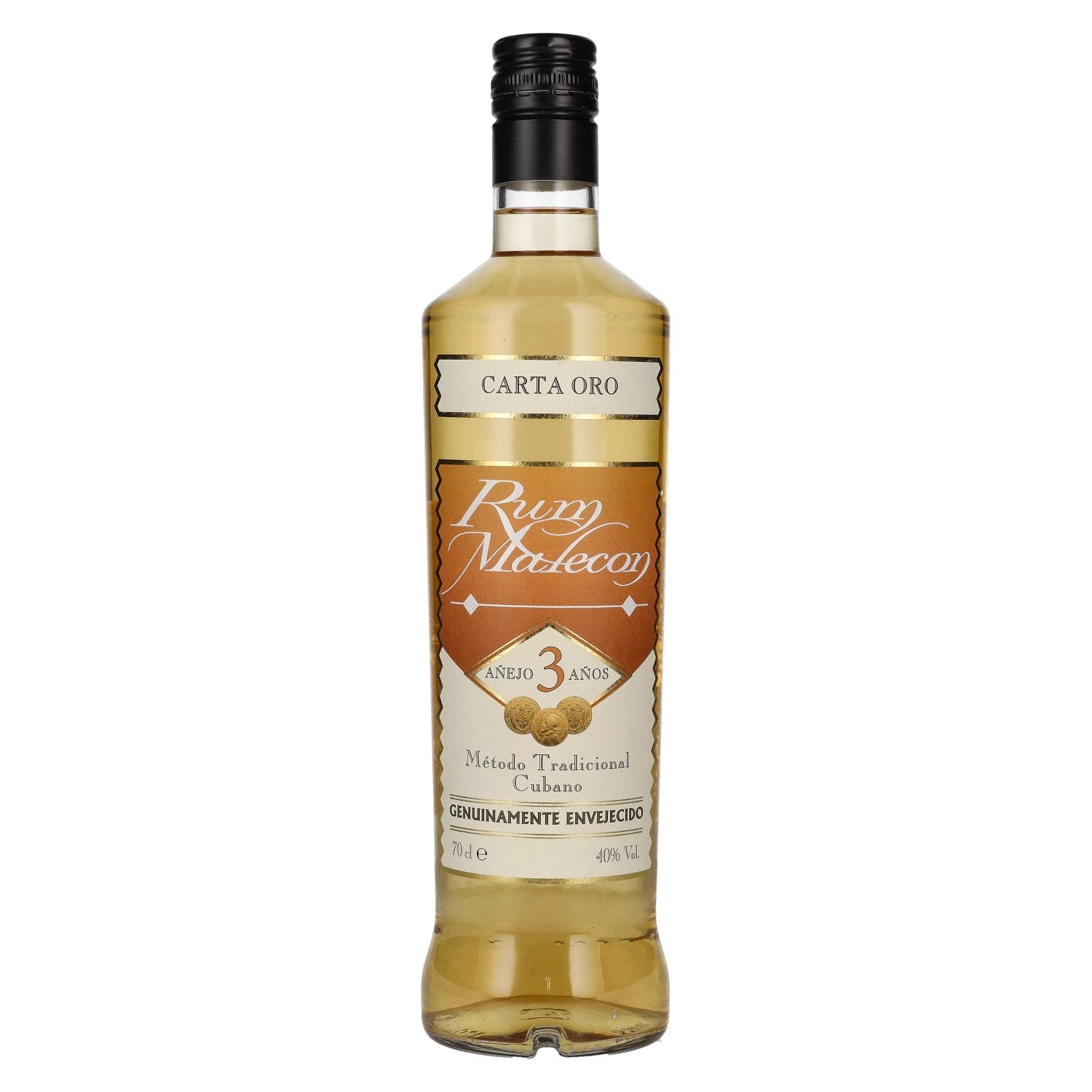 Rum Malecon Anejo 3 Anos Carta Oro 40% Vol. 0,7l