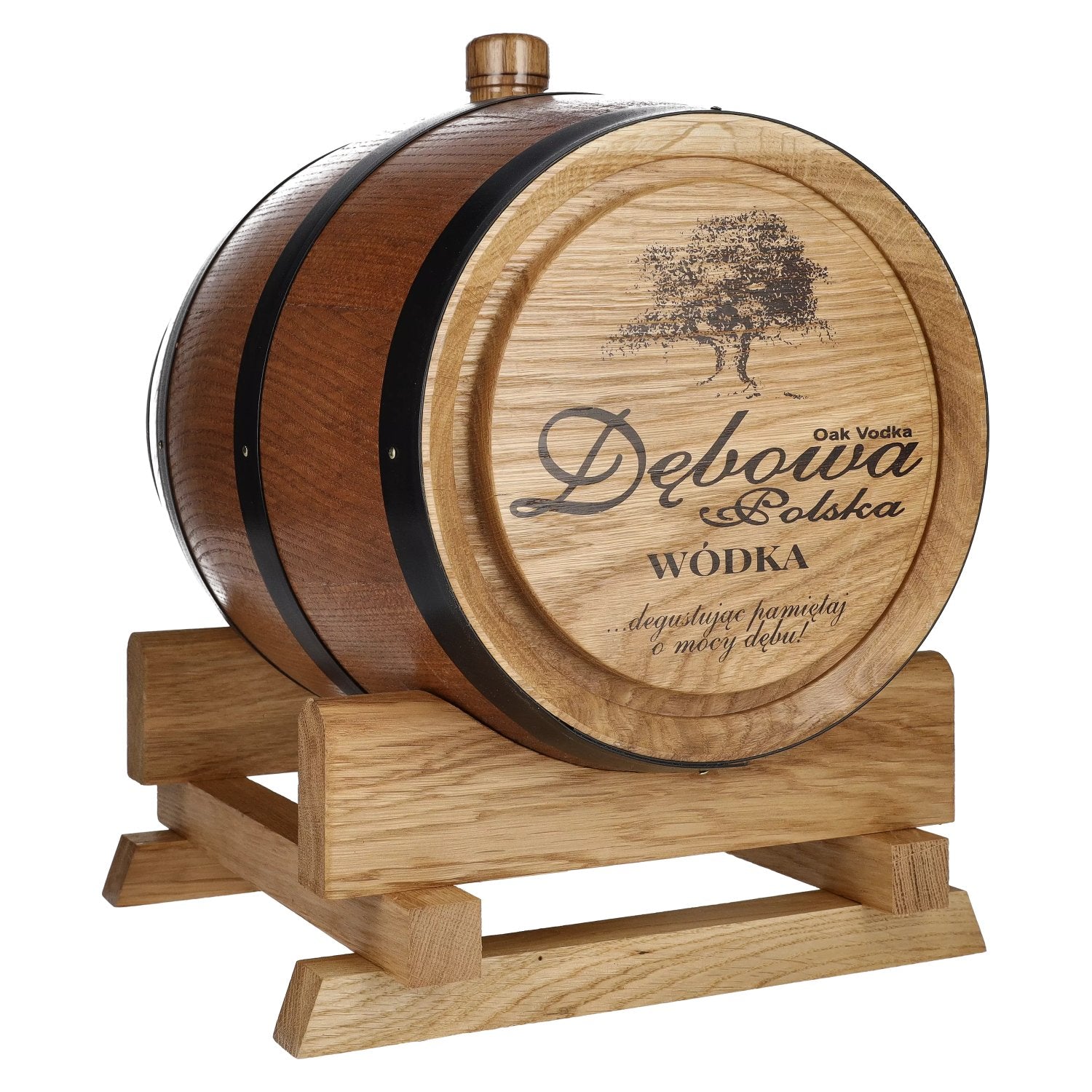 Debowa Wodka Fass 40% Vol. 3l in Giftbox