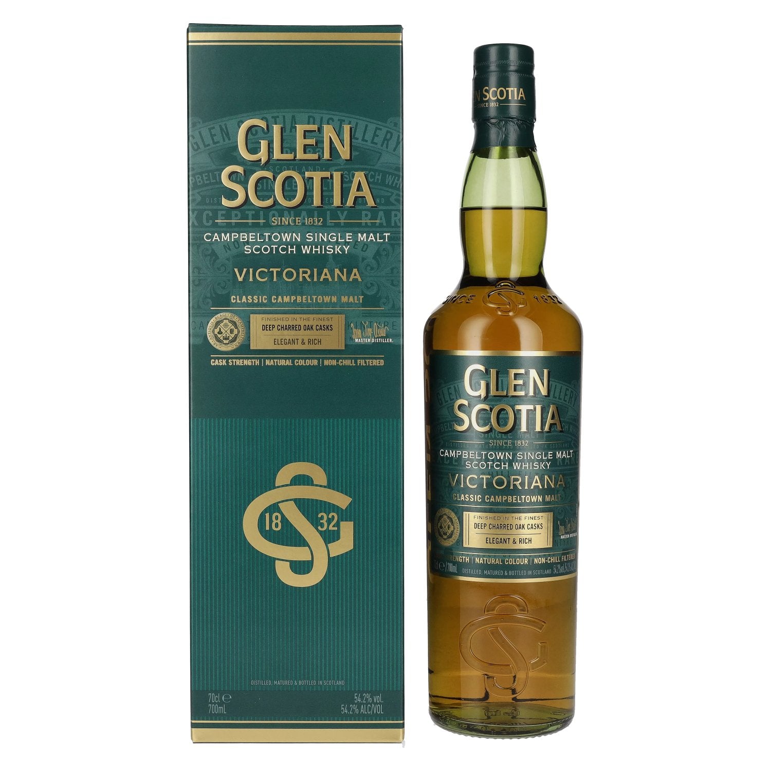 Glen Scotia VICTORIANA Single Malt Scotch Whisky 54,2% Vol. 0,7l in Giftbox