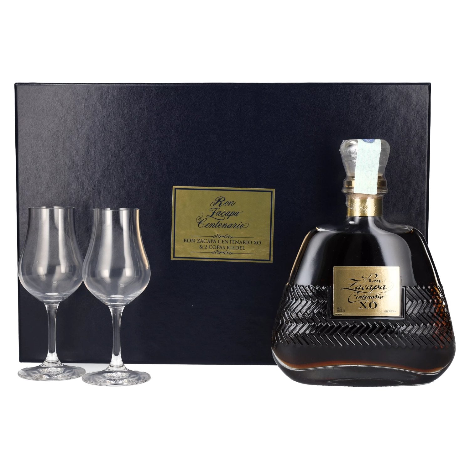 Ron Zacapa Centenario XO Riedel Set - Old Edition 40% Vol. 0,7l in Giftbox with 2 glasses