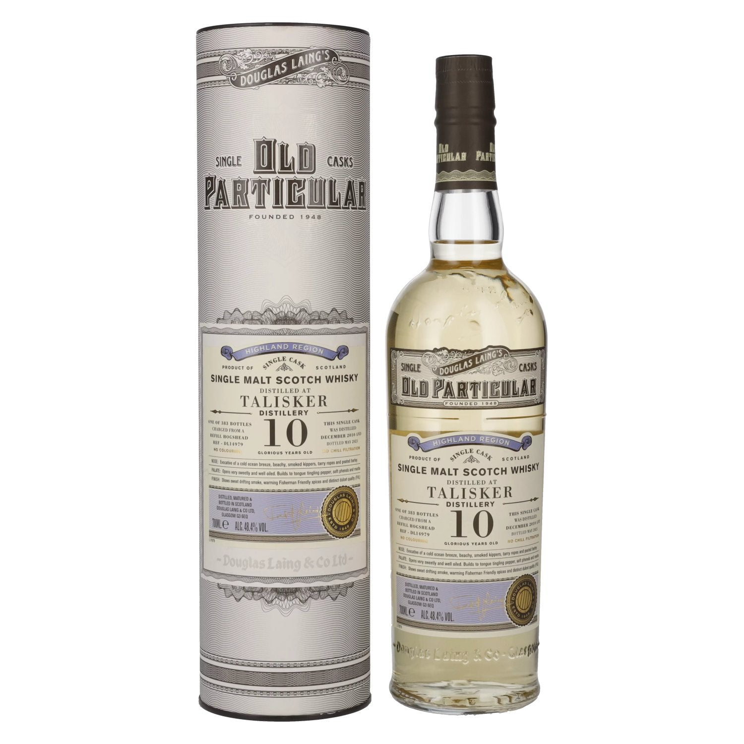 Douglas Laing OLD PARTICULAR Talisker 10 Years Old Single Cask Malt 2010 48,4% Vol. 0,7l in Giftbox