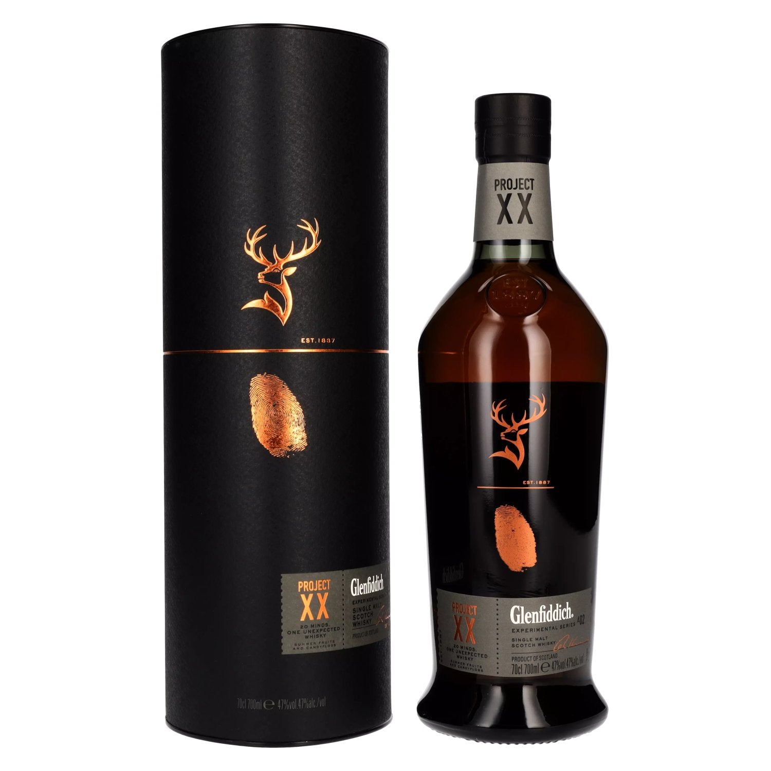 Glenfiddich PROJECT XX Single Malt Scotch Whisky 47% Vol. 0,7l in Giftbox