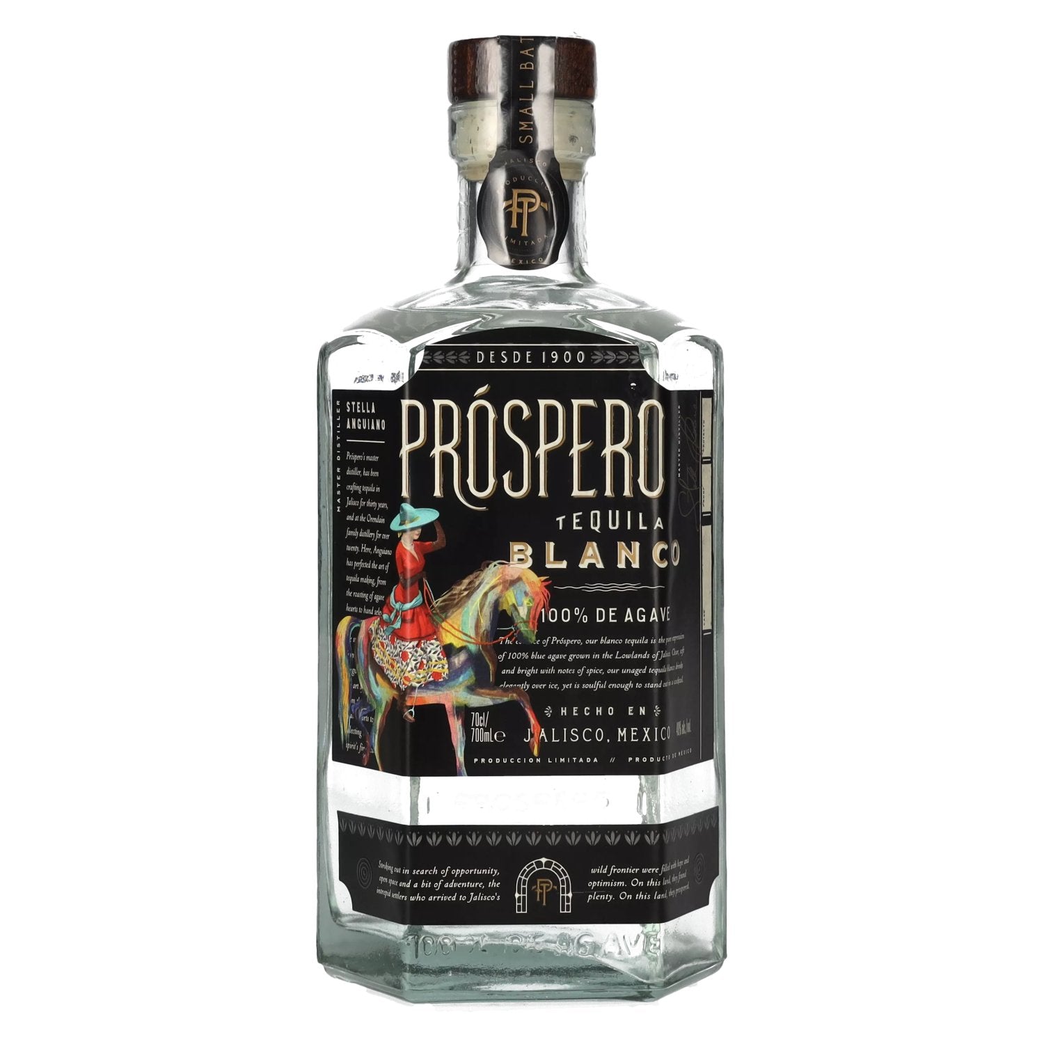 Prospero Tequila Blanco 100% De Agave by Rita Ora 40% Vol. 0,7l