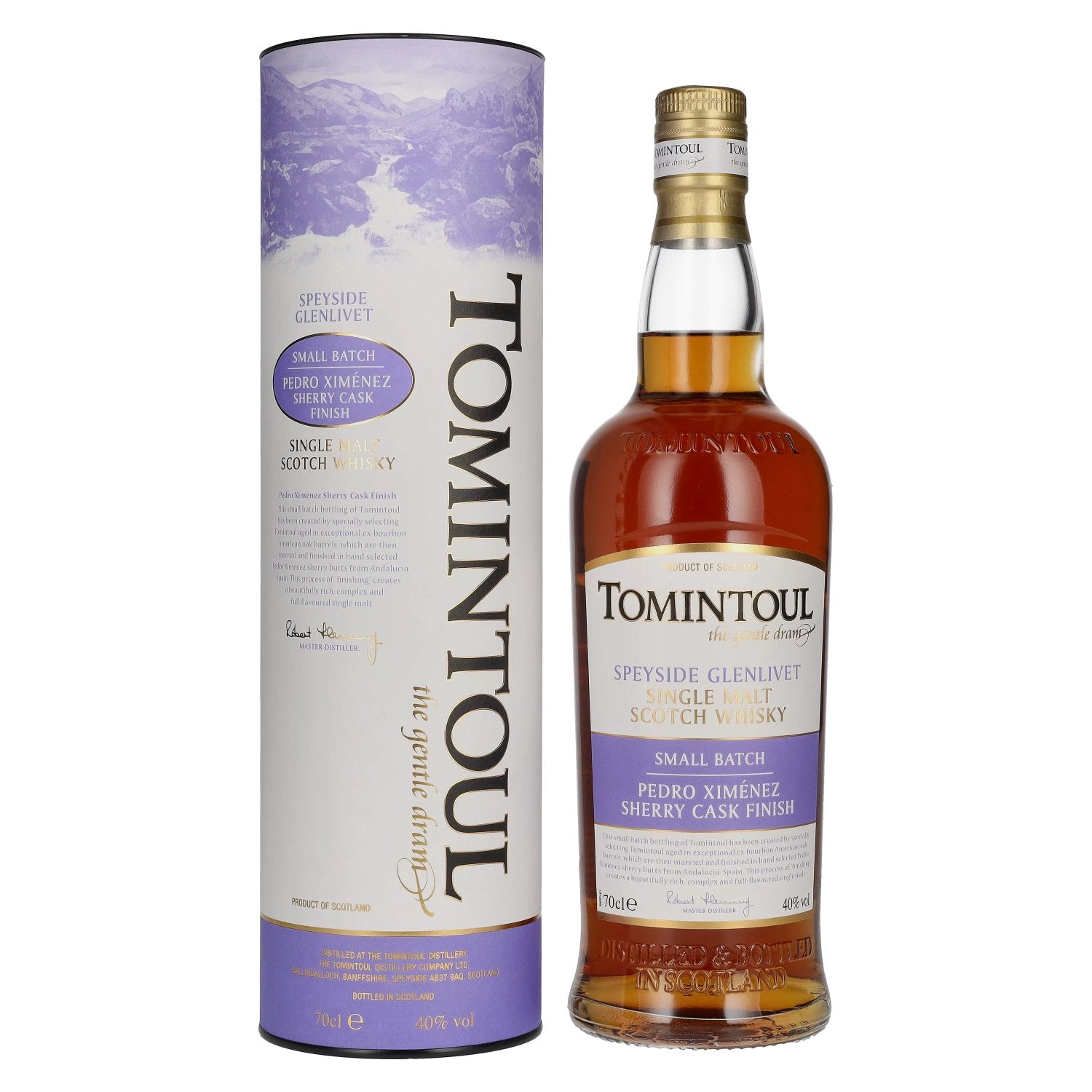 Tomintoul Small Batch Pedro Ximenez Sherry Cask Finish 40% Vol. 0,7l in Giftbox