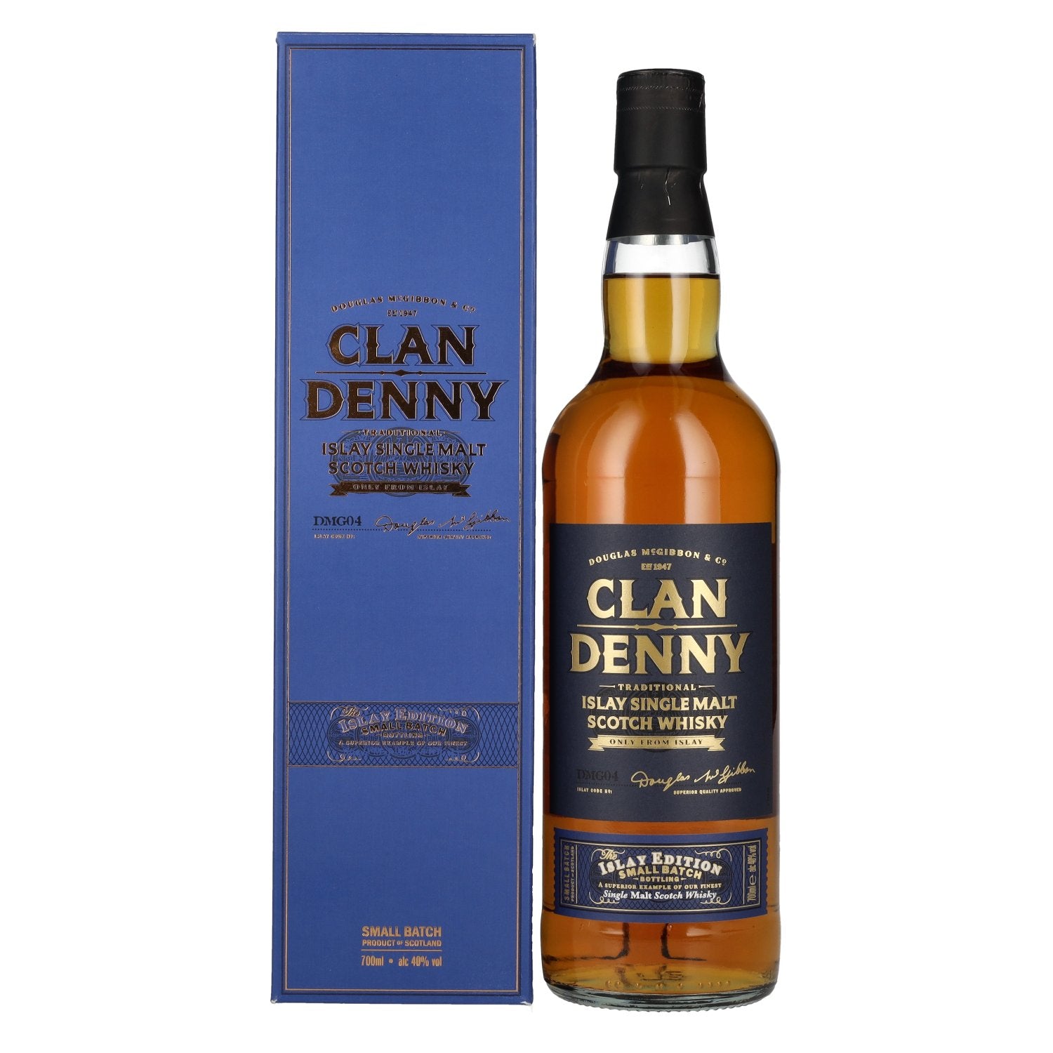 Douglas McGibbon's CLAN DENNY Single Malt ISLAY EDITION 40% Vol. 0,7l in Giftbox