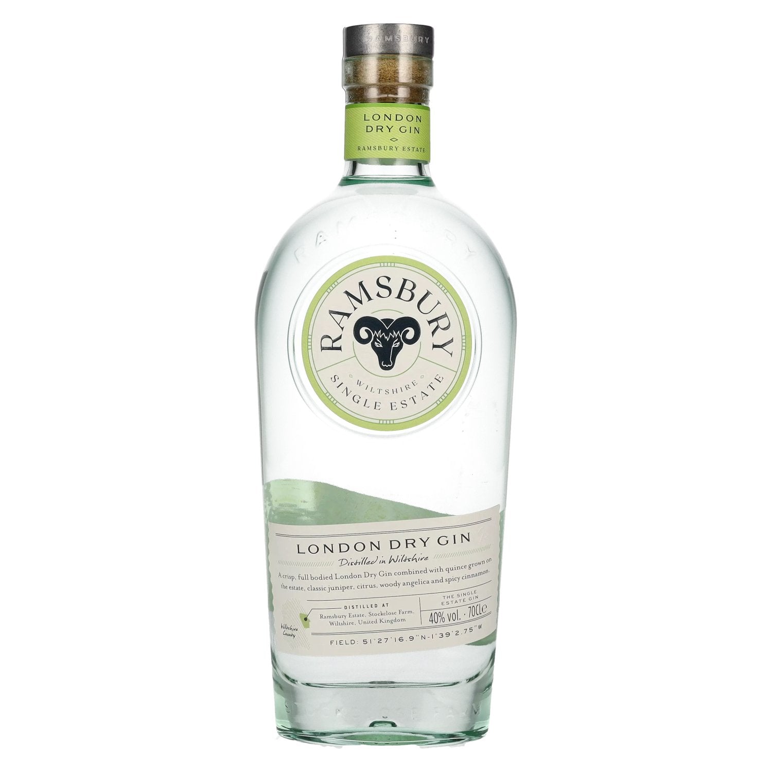 Ramsbury Single Estate London Dry Gin 40% Vol. 0,7l