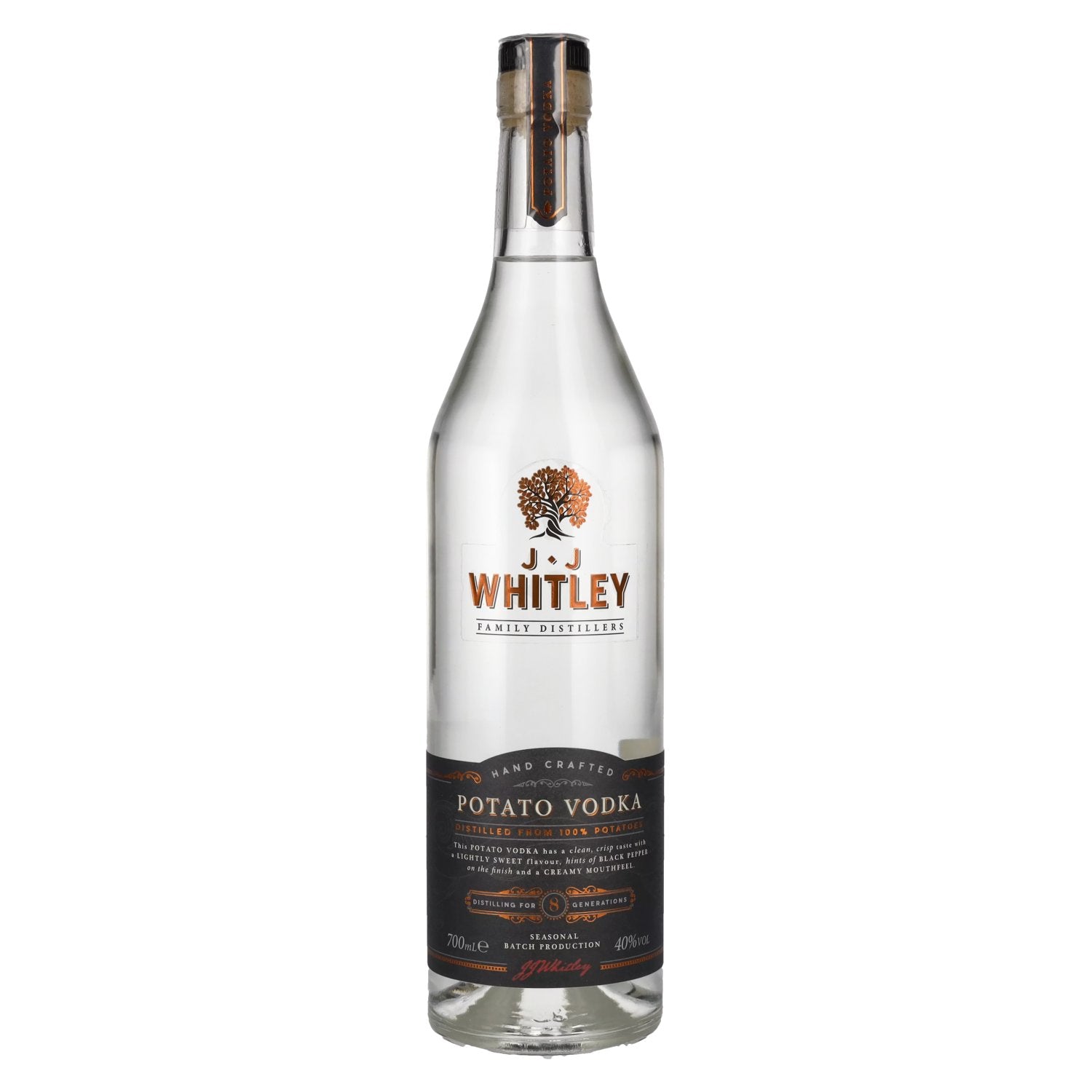 J.J Whitley Potato Vodka 40% Vol. 0,7l